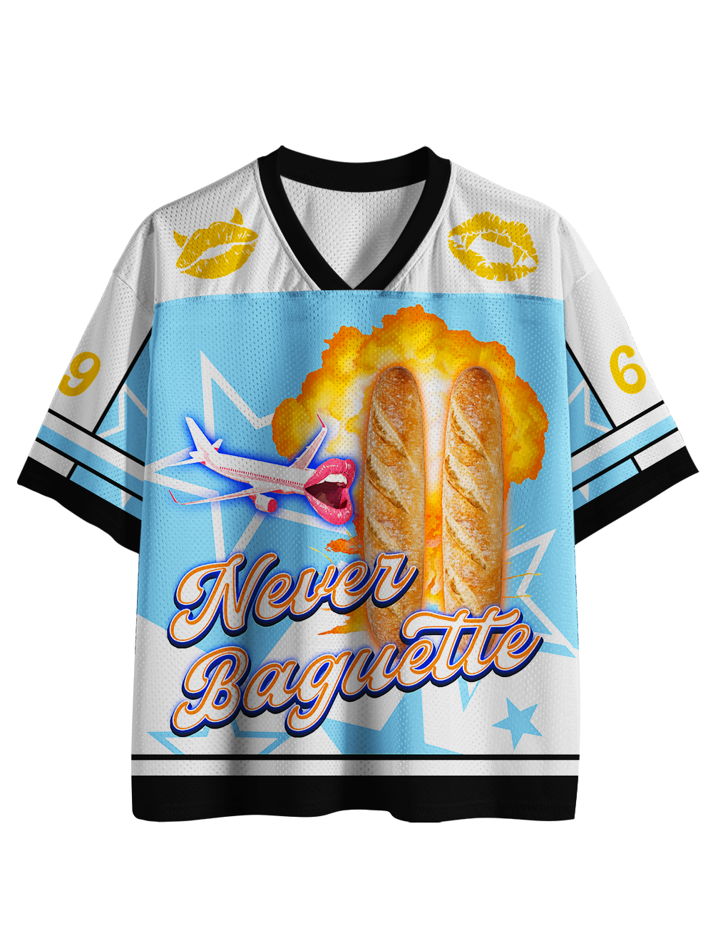 FRENCH BAGUETTE MESH JERSEY