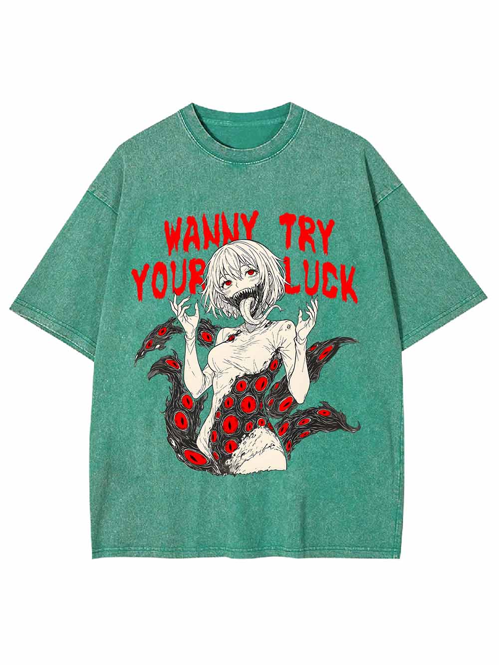 Wanna Try Your Luck Washed Tshirt