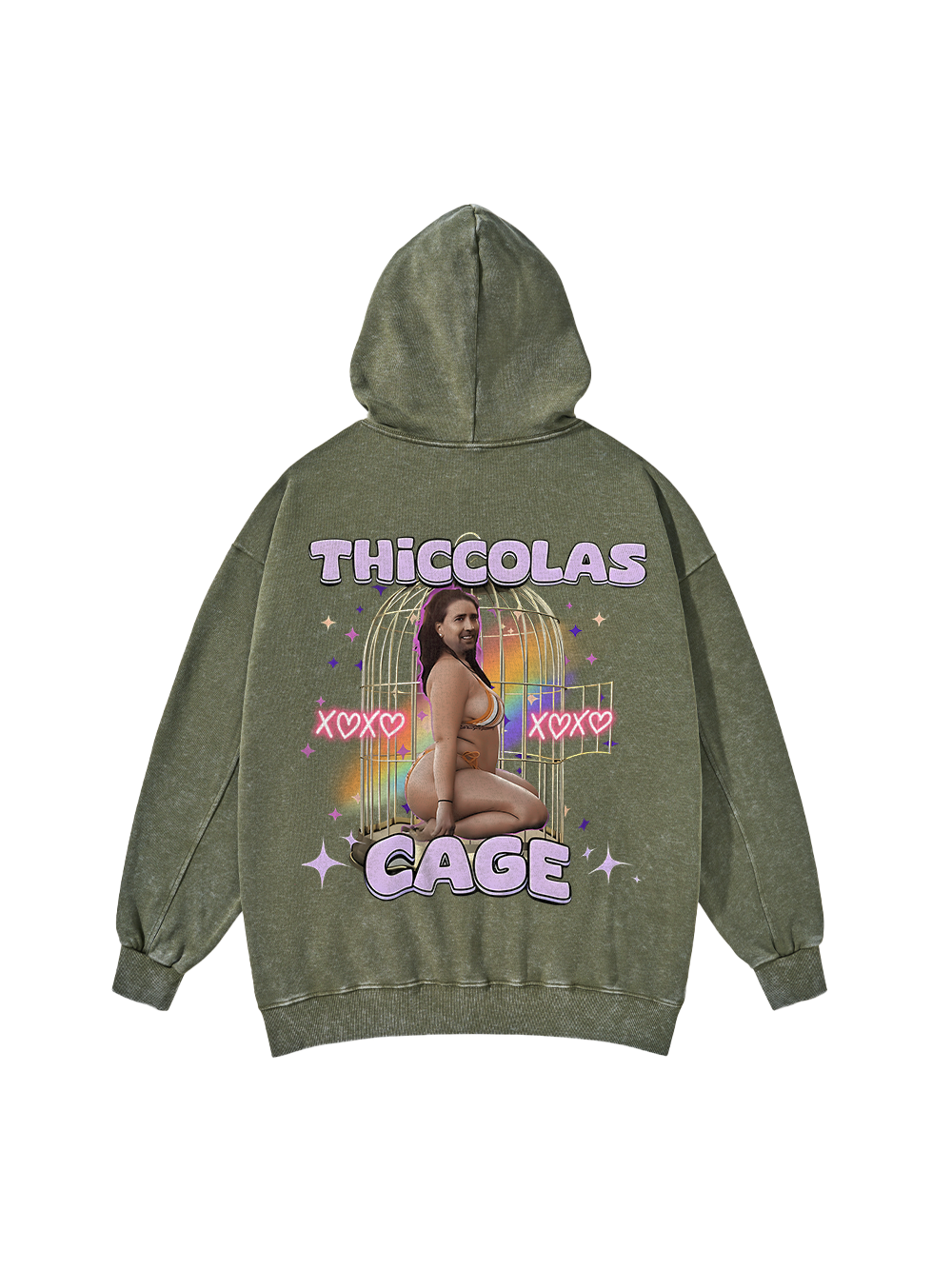 THICCOLAS CAGE WASHED HOODIE