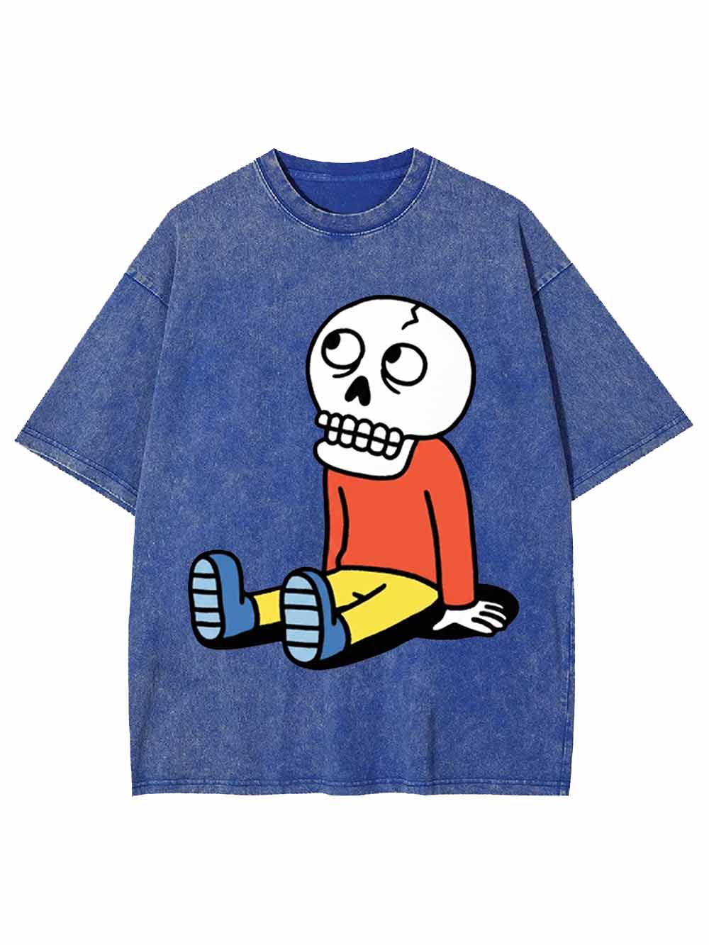 Skeleton Boy Washed Tshirt