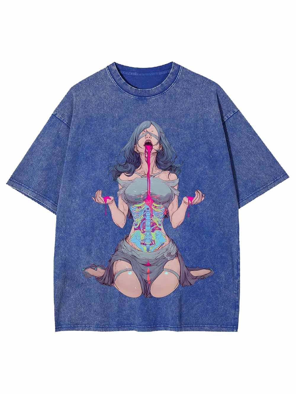 Anatomy Girl Washed Tshirt