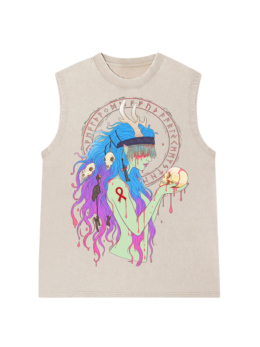 ELVEN BONE ORACLE WASHED TANK