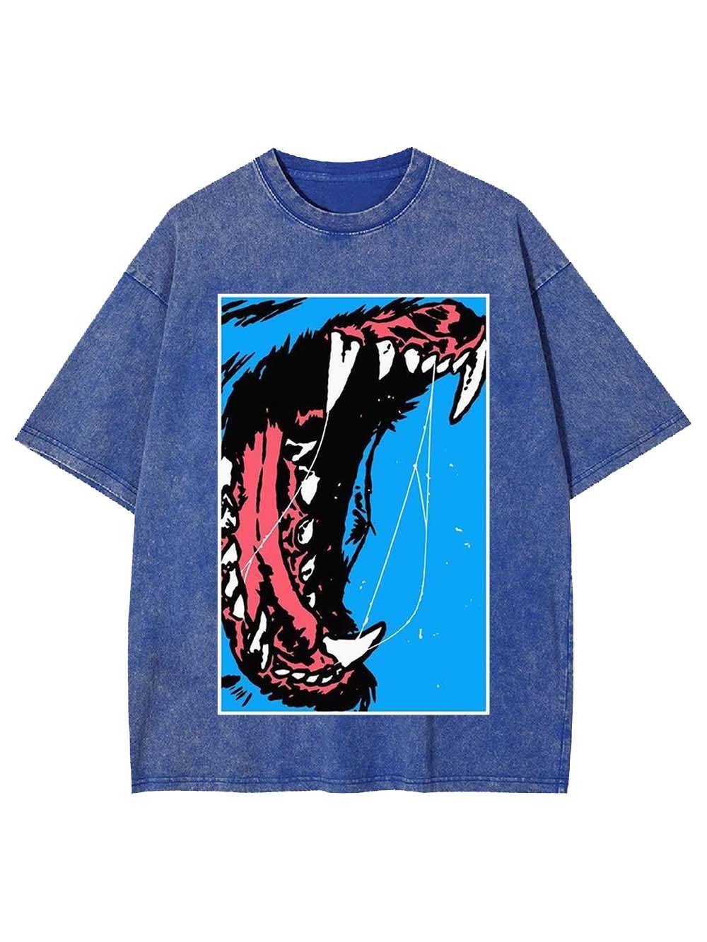 Beast Roar Washed Tshirt