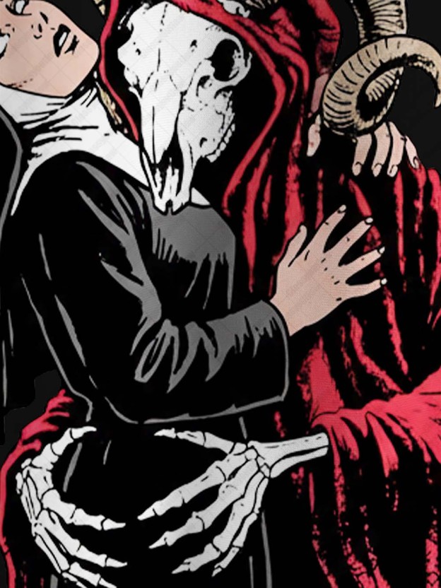 The Nun and the Devil Graphic T-shirt