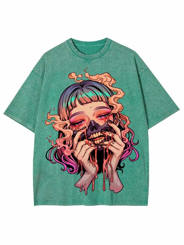 Masked Melancholy Washed Tshirt