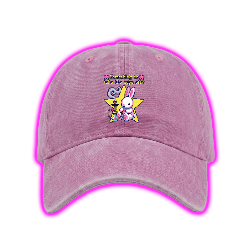 SOMETHING TO TAKE THE EDGE OFF WASHED VINTAGE BASEBALL CAP