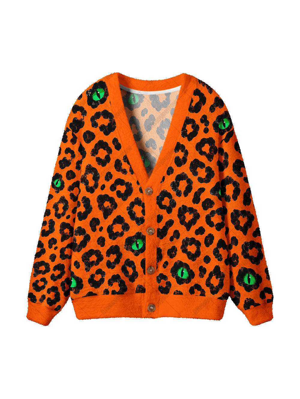 WITCHY LEOPARD UGLY CARDIGAN SWEATERS