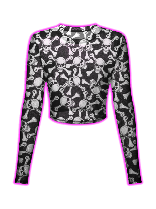 Skull & Chains Chaos Mesh Top