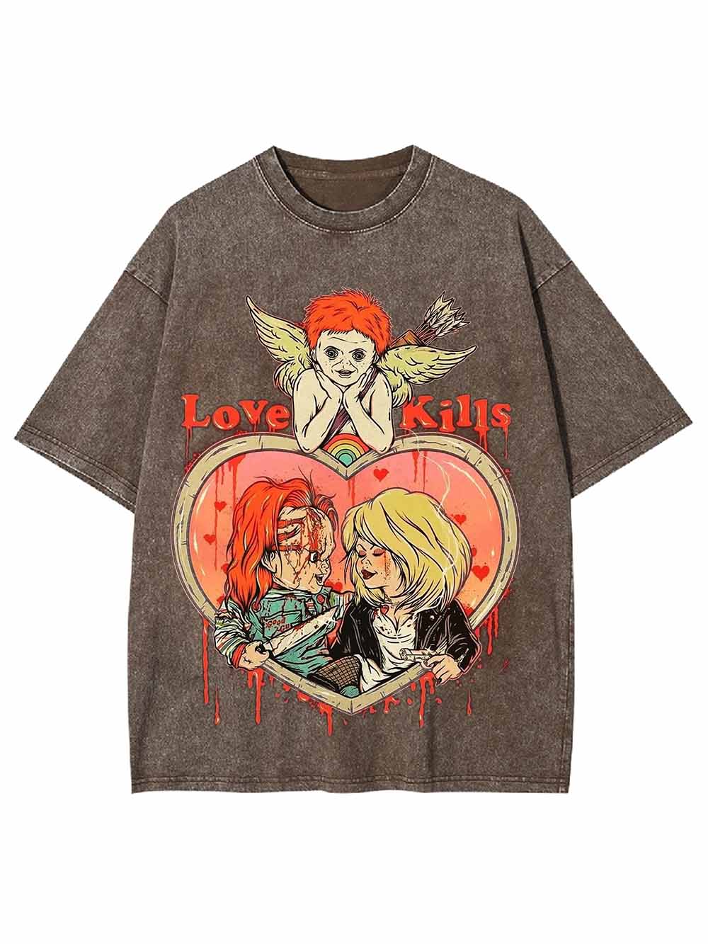 Love Kills Washed Tshirt