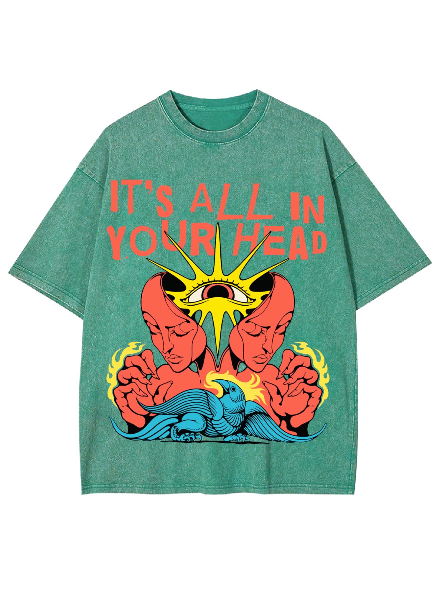 All In Your Head Washed Tshirt