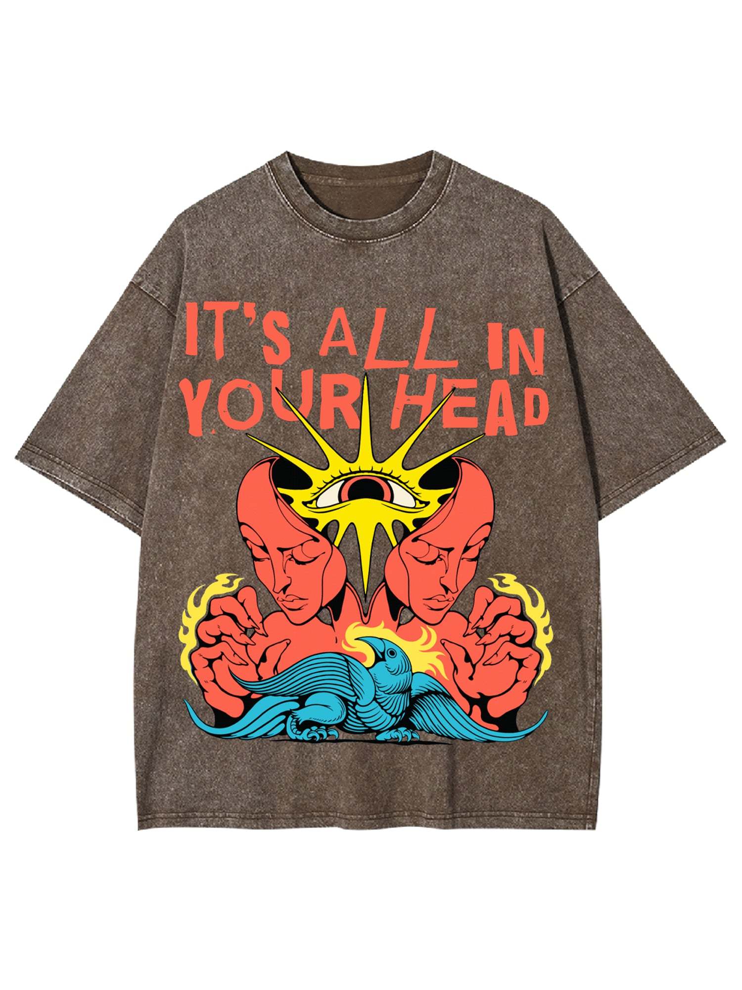 All In Your Head Washed Tshirt