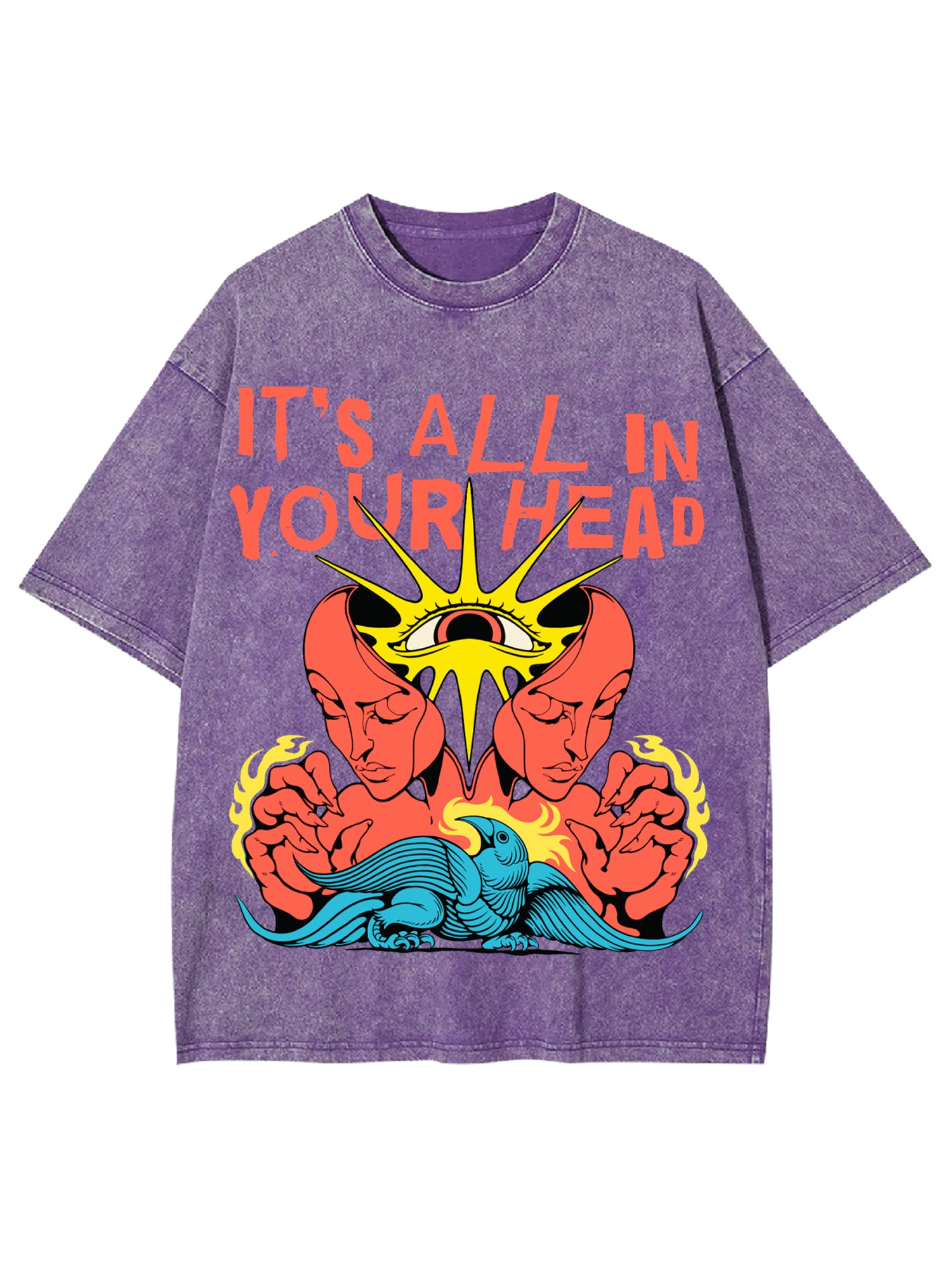 All In Your Head Washed Tshirt