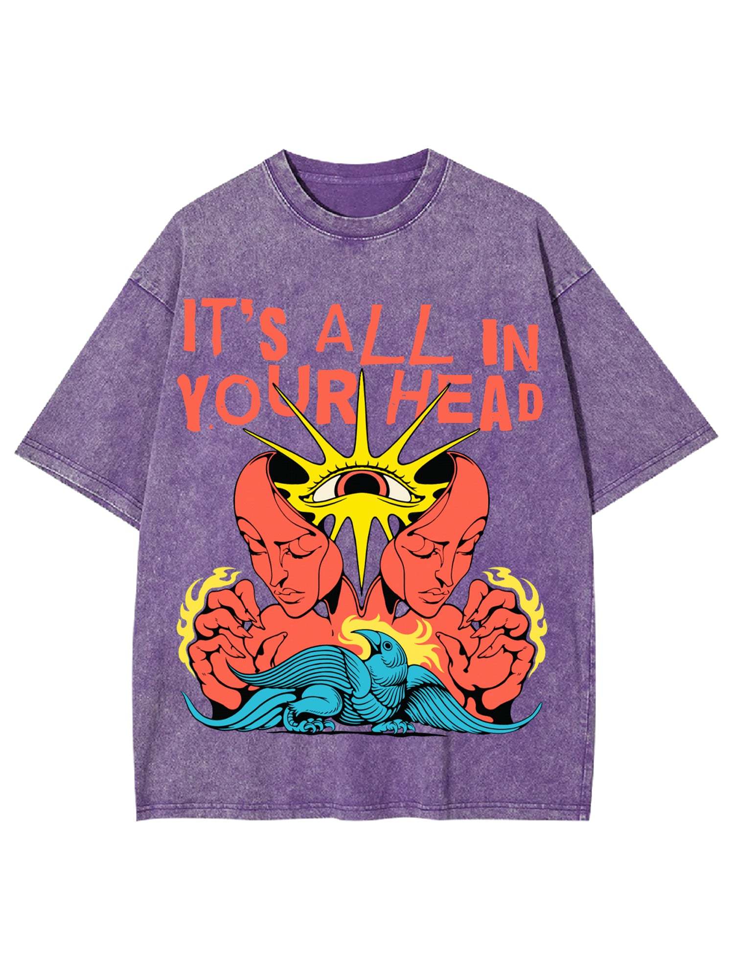 All In Your Head Washed Tshirt