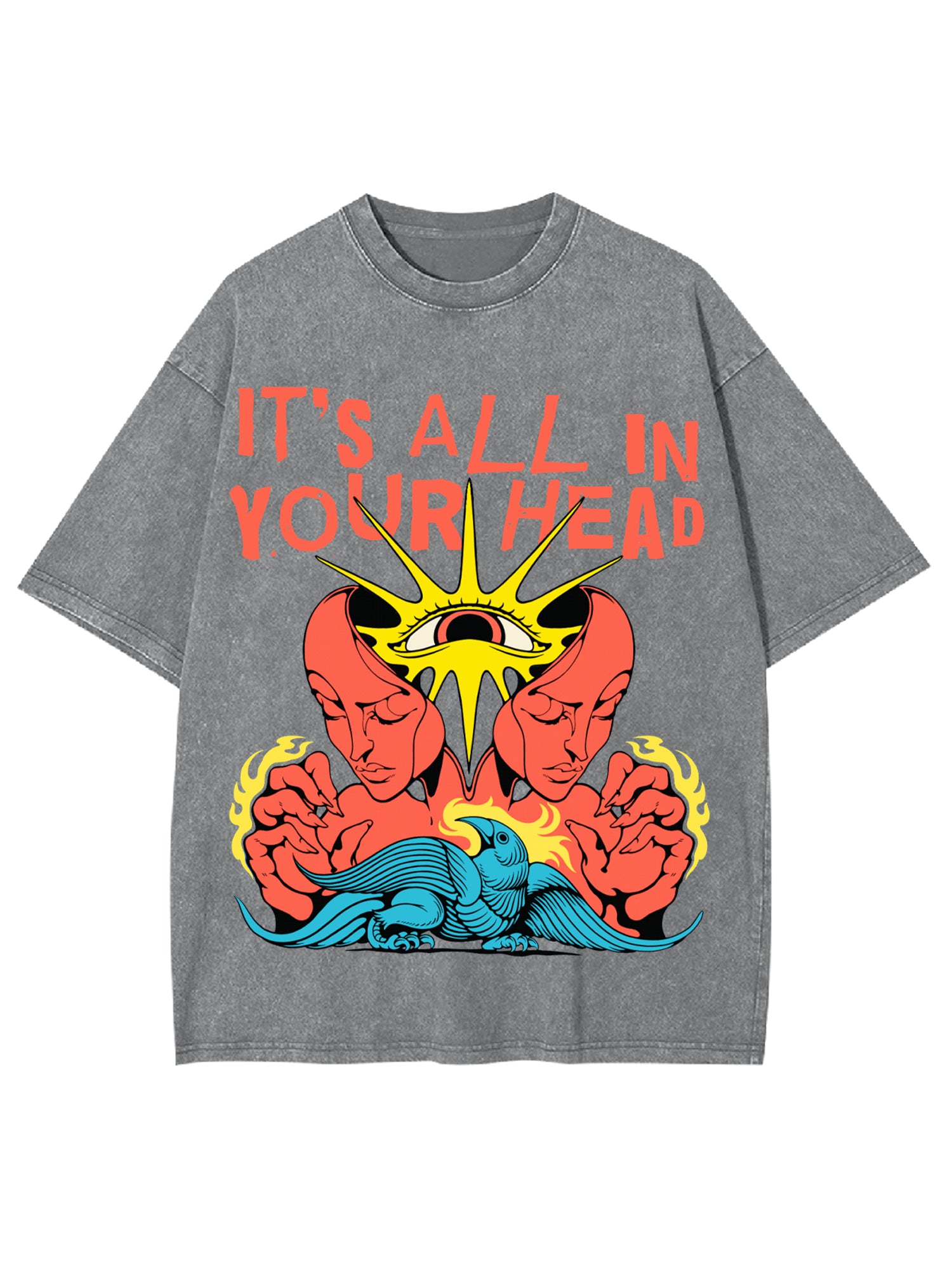 All In Your Head Washed Tshirt