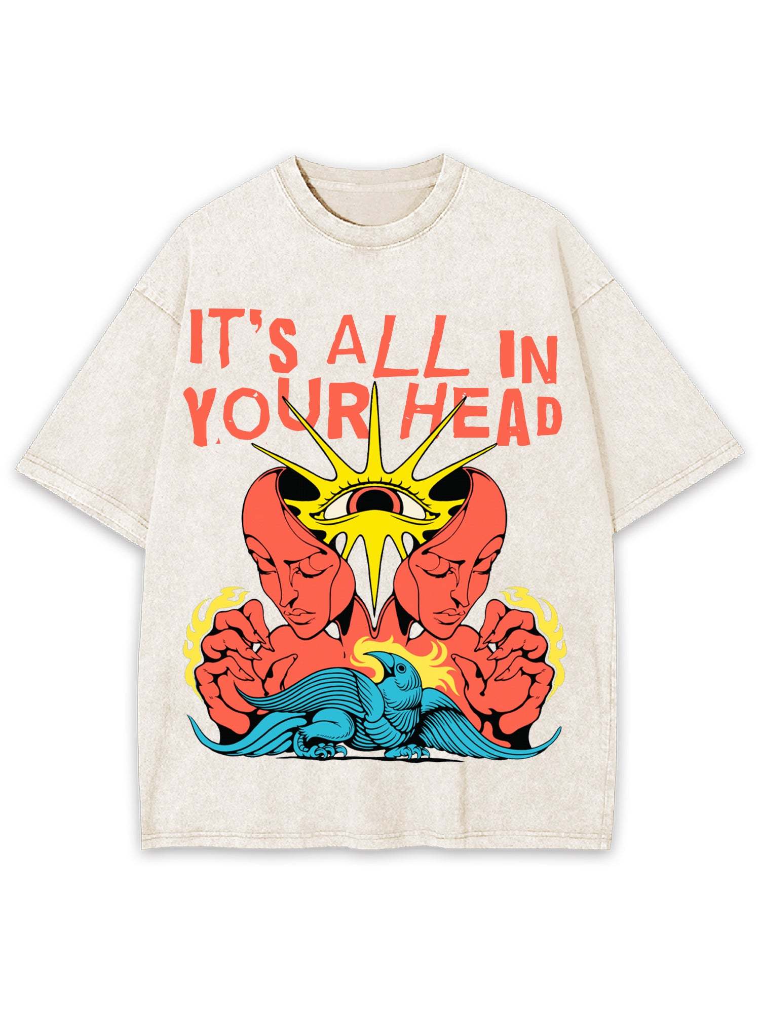 All In Your Head Washed Tshirt
