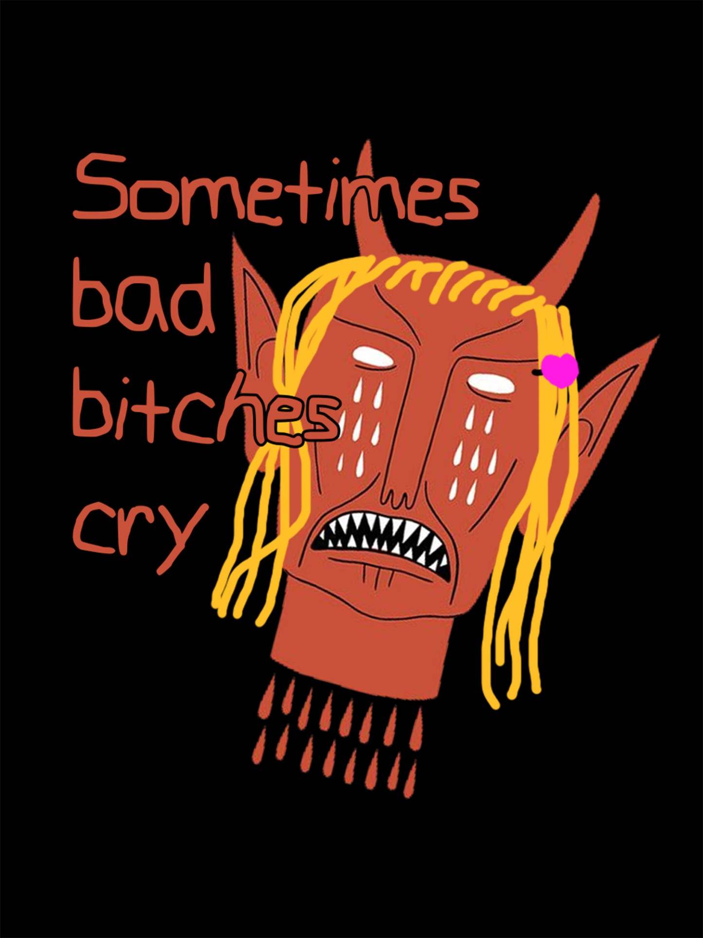 Bad Bitches Washed Tshirt-ClassyOutlaw