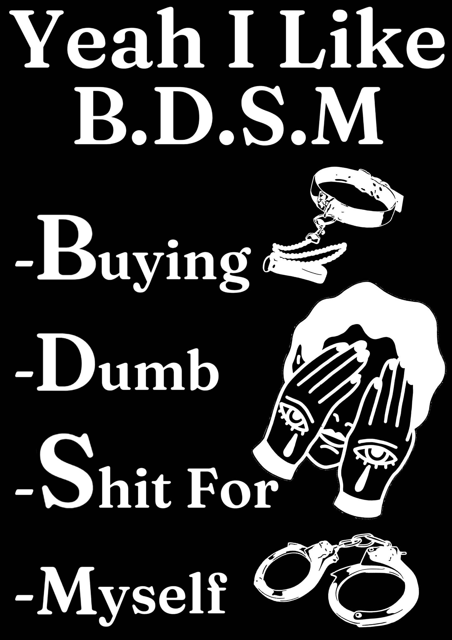 Bdsm Washed Tshirt-ClassyOutlaw