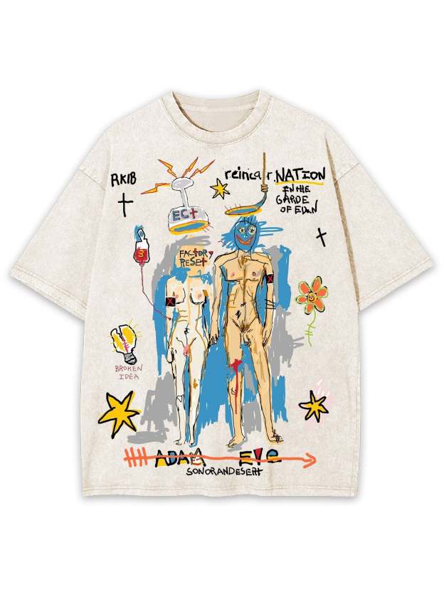 Rebirth Washed Tshirt-ClassyOutlaw