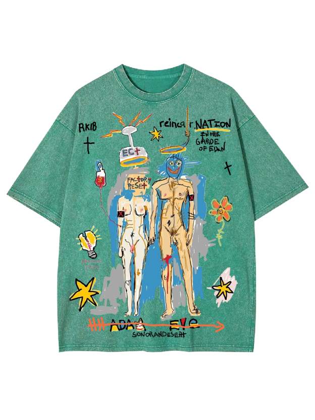 Rebirth Washed Tshirt-ClassyOutlaw