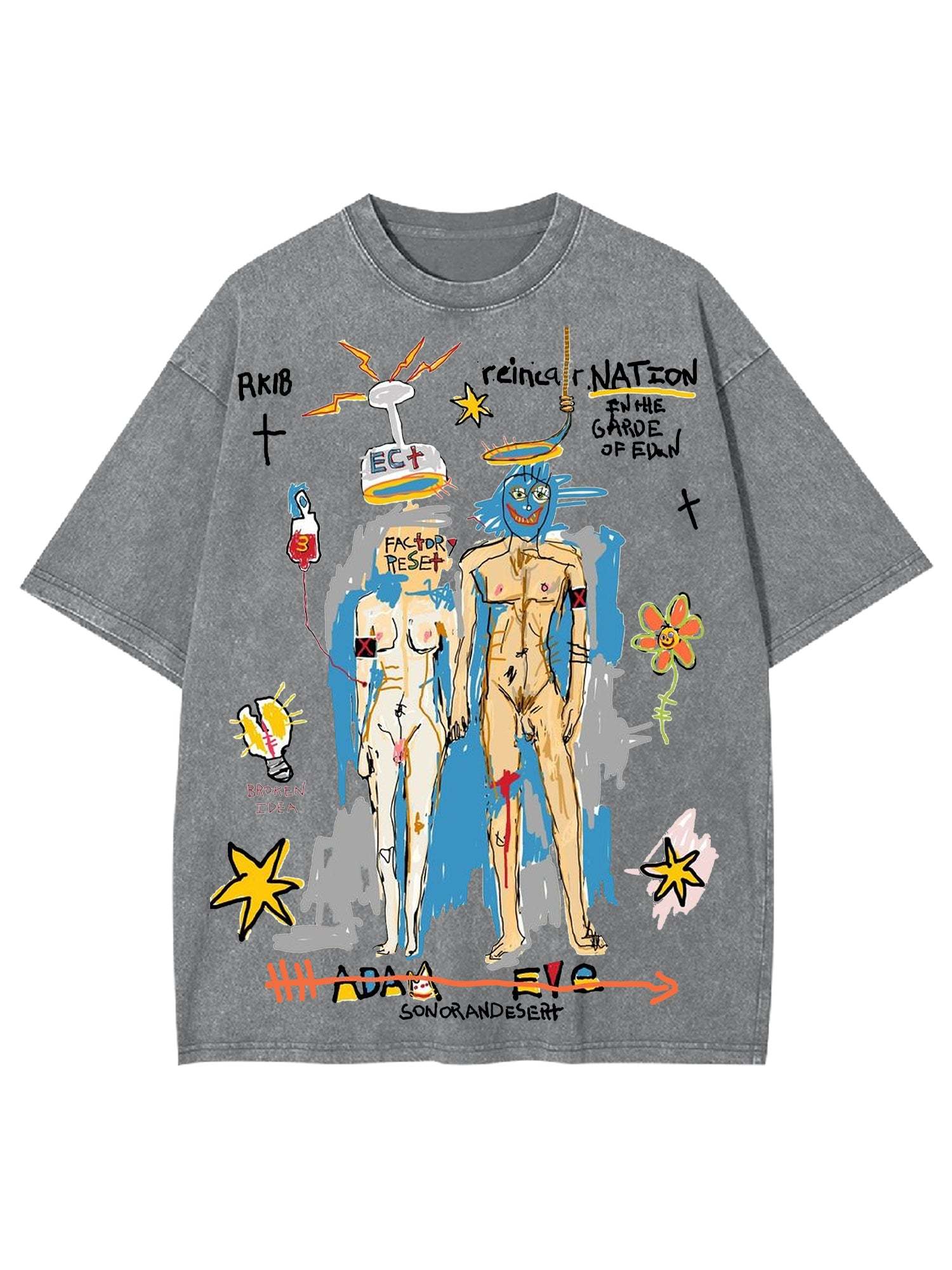 Rebirth Washed Tshirt-ClassyOutlaw