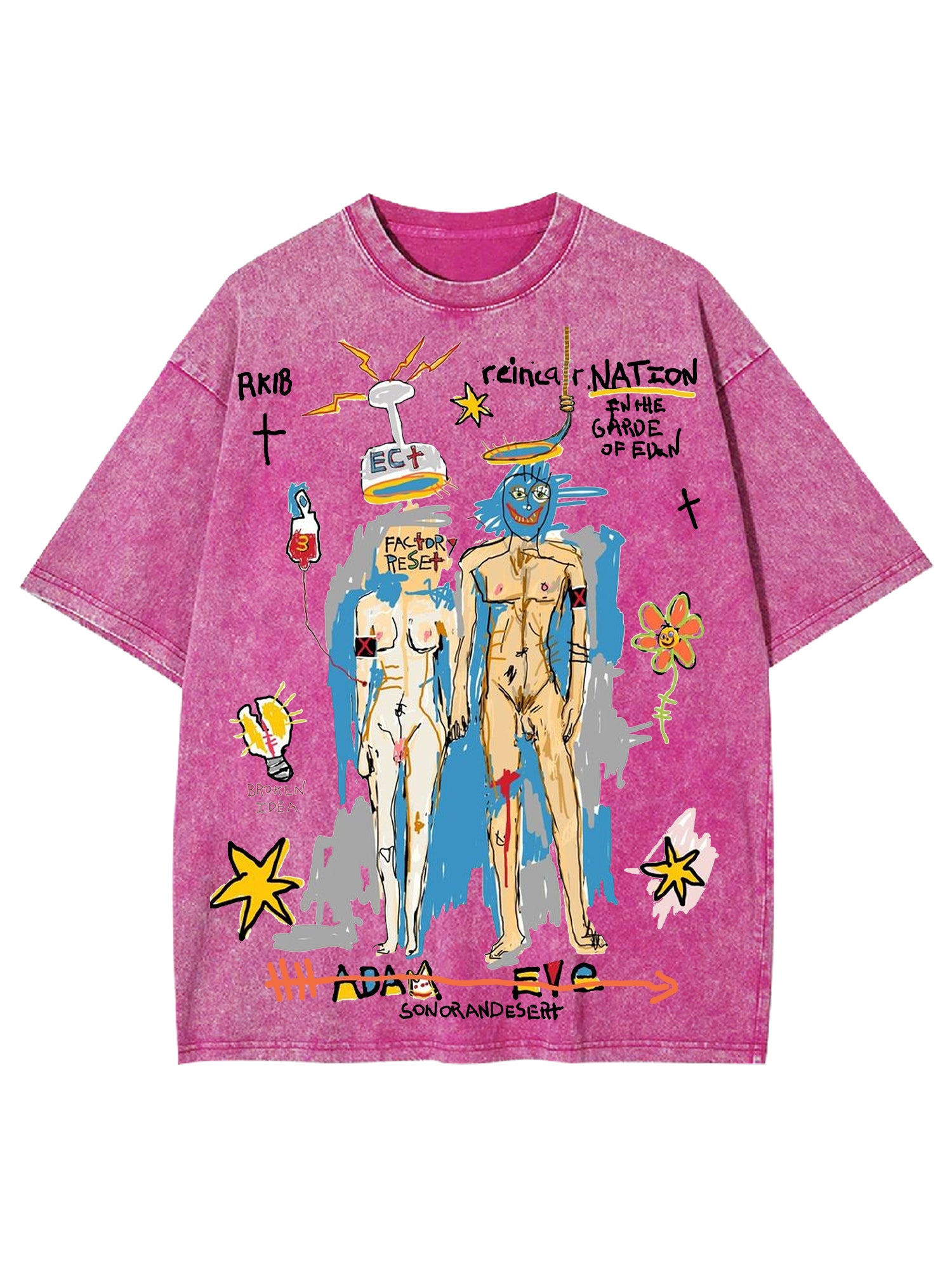 Rebirth Washed Tshirt-ClassyOutlaw