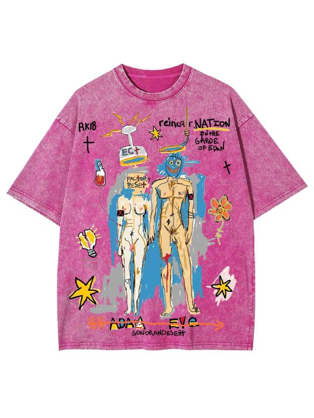 Rebirth Washed Tshirt-ClassyOutlaw