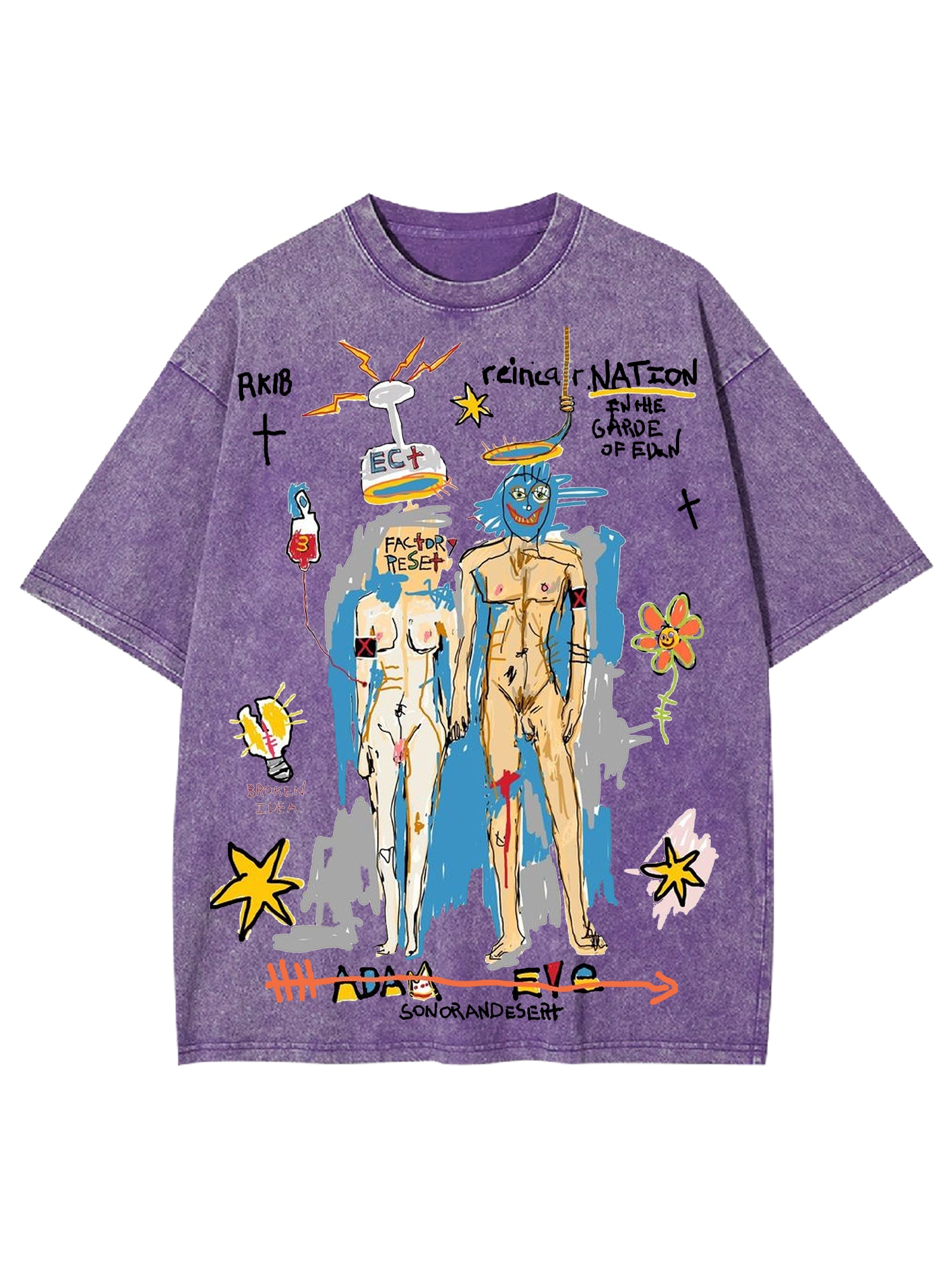 Rebirth Washed Tshirt-ClassyOutlaw