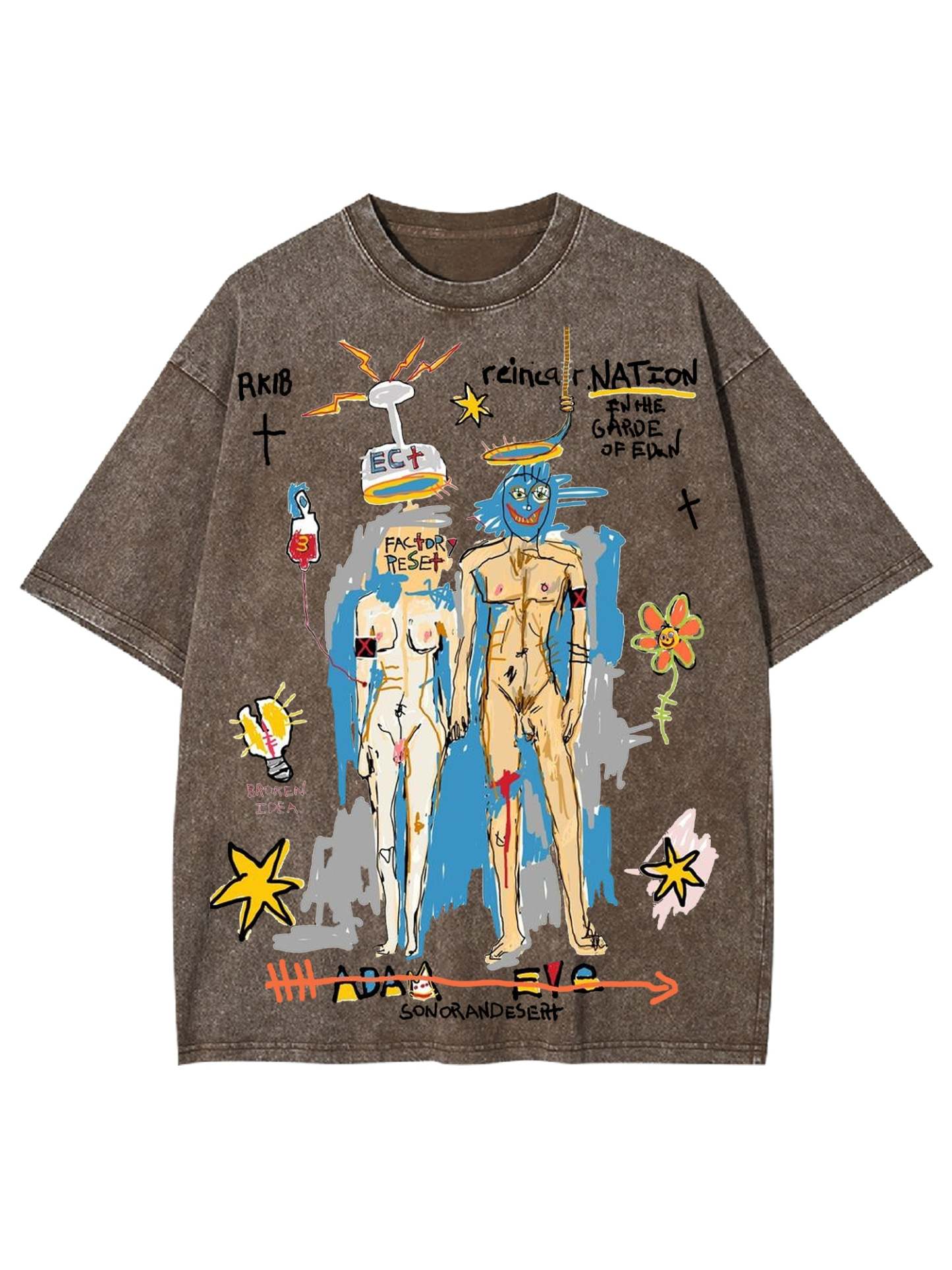 Rebirth Washed Tshirt-ClassyOutlaw