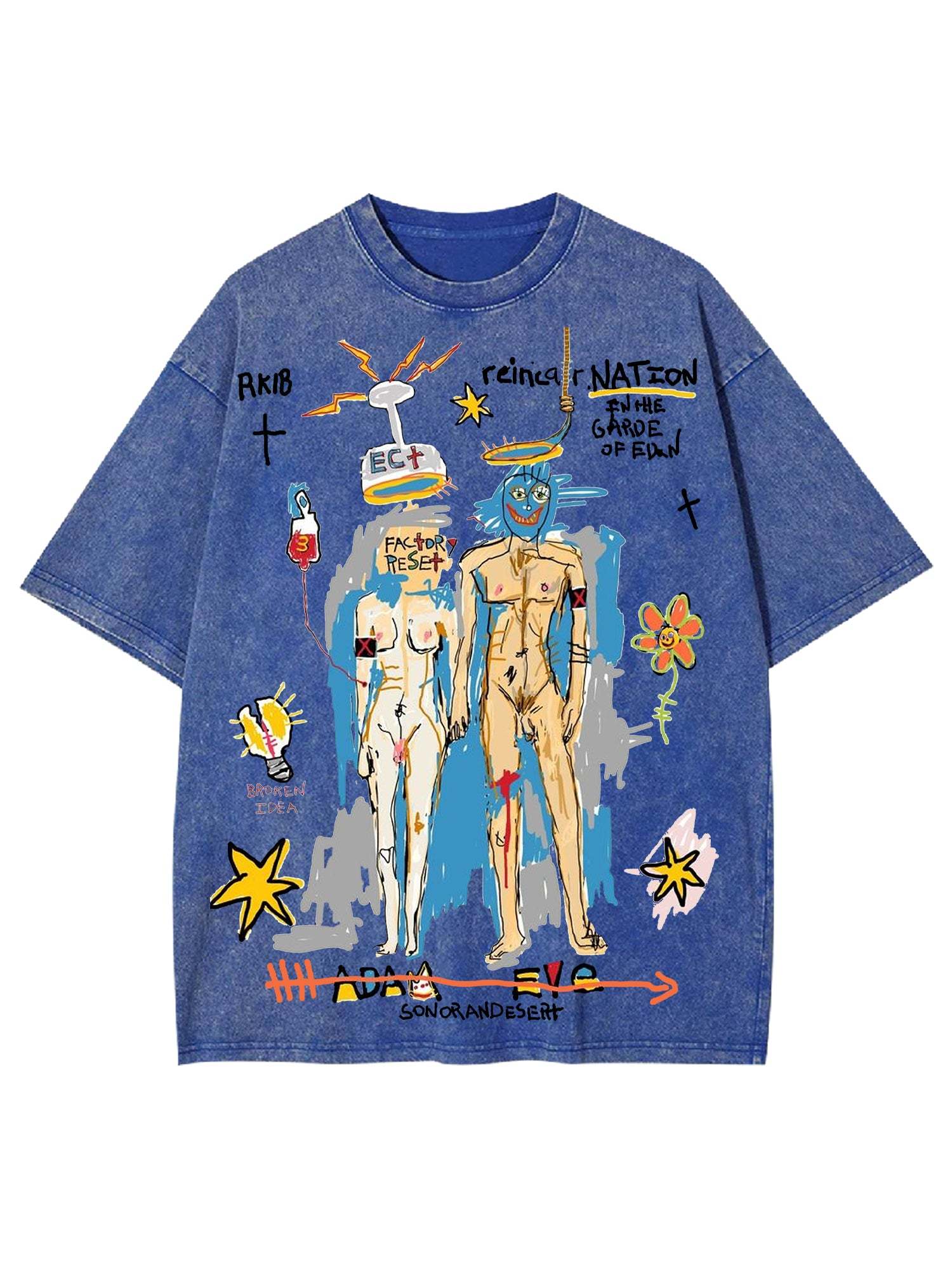 Rebirth Washed Tshirt-ClassyOutlaw