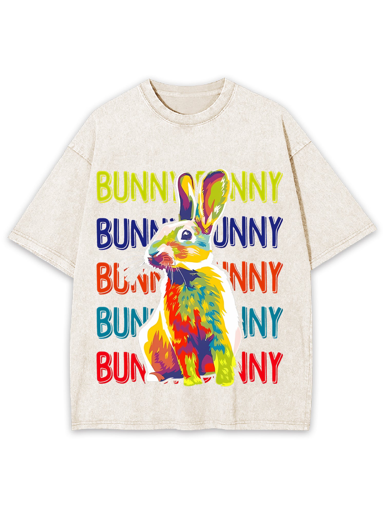 Bunny Washed Tshirt-ClassyOutlaw