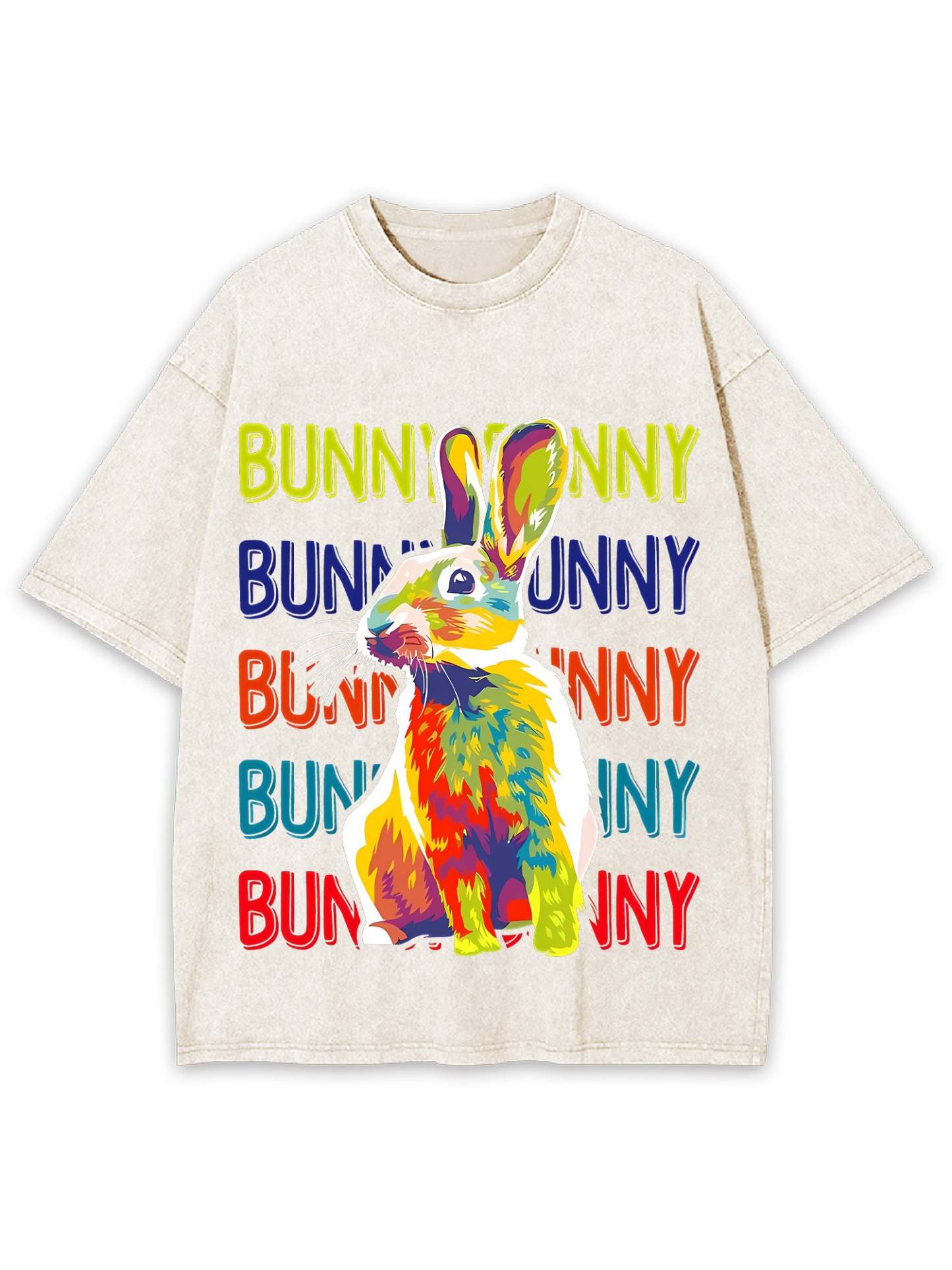 Bunny Washed Tshirt-ClassyOutlaw