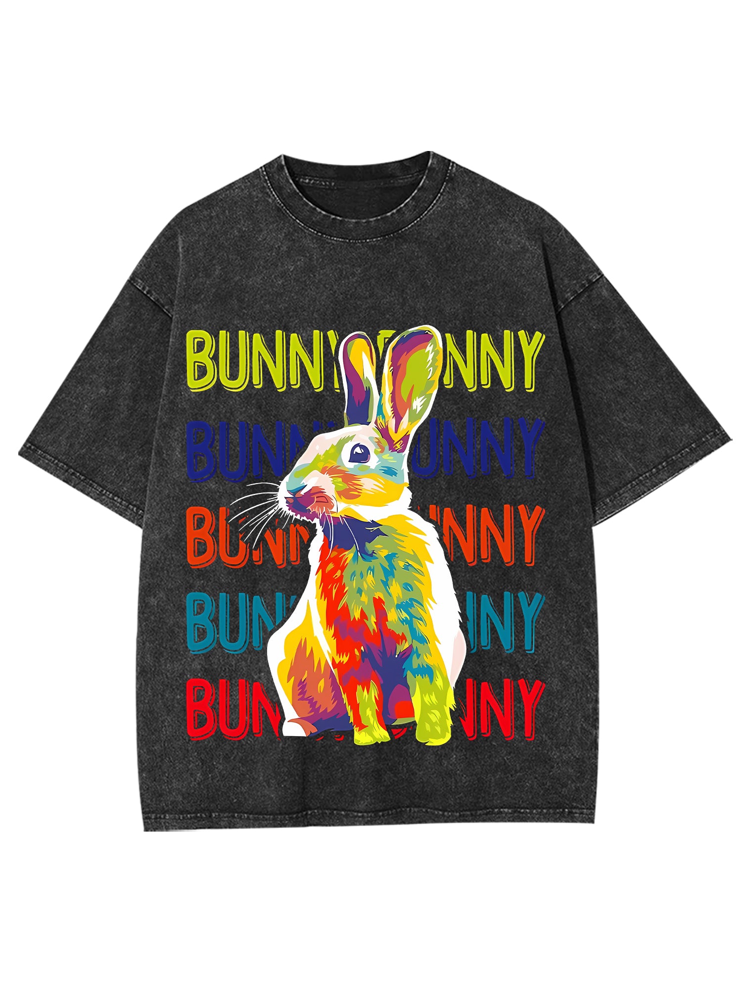 Bunny Washed Tshirt-ClassyOutlaw