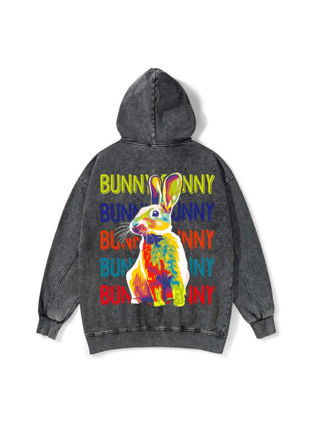 BUNNY WASHED HOODIE