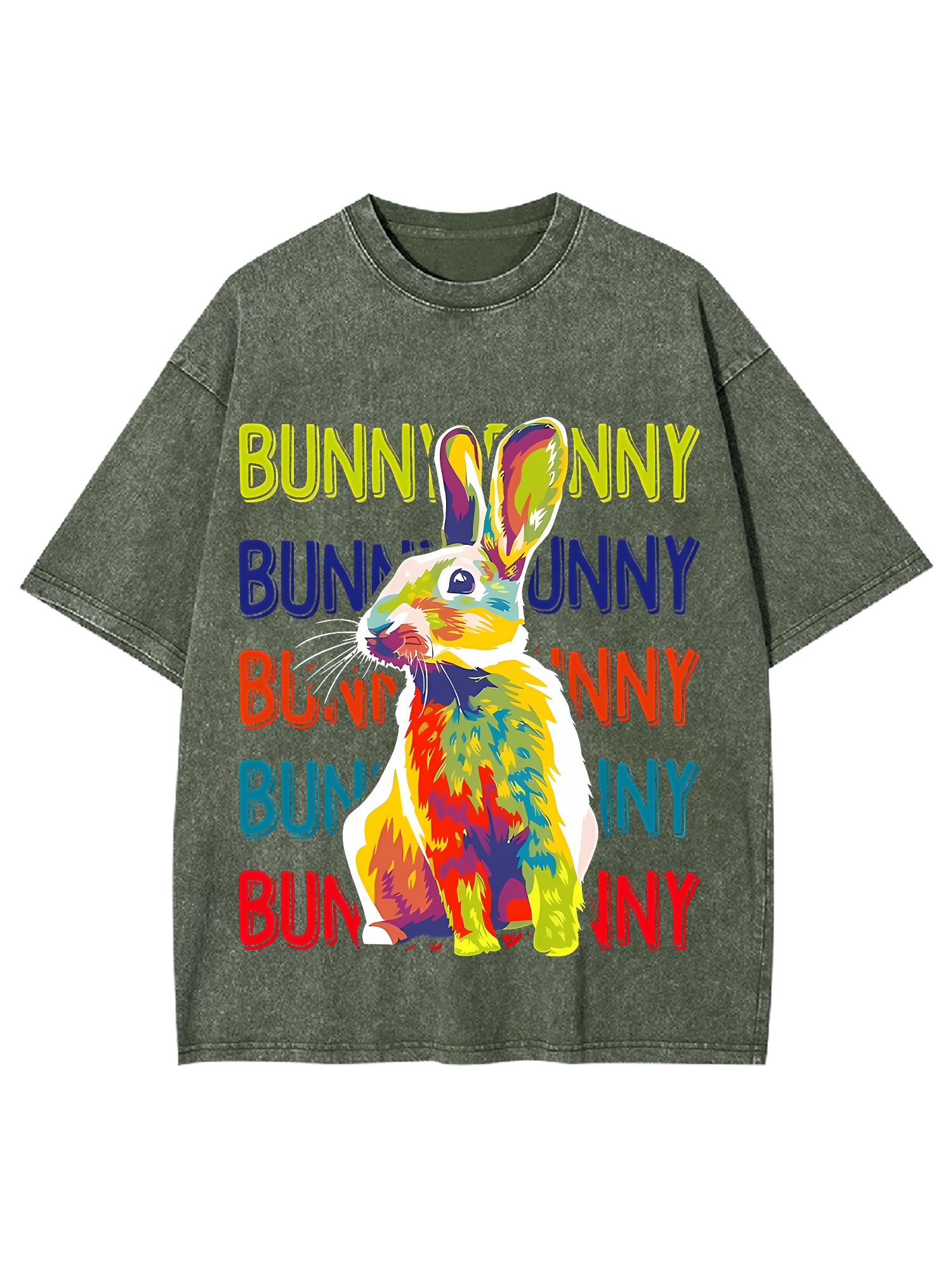 Bunny Washed Tshirt-ClassyOutlaw