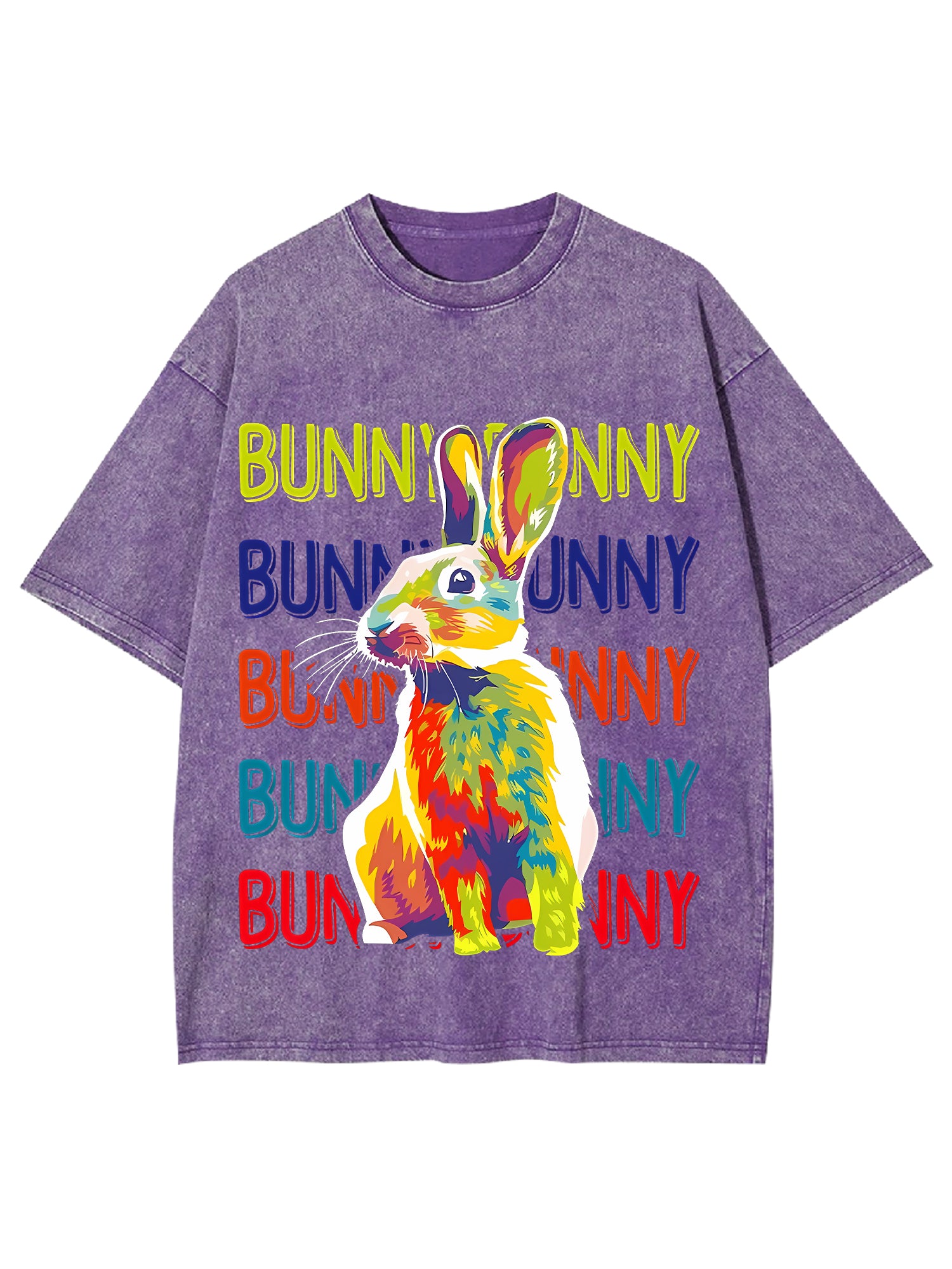 Bunny Washed Tshirt-ClassyOutlaw