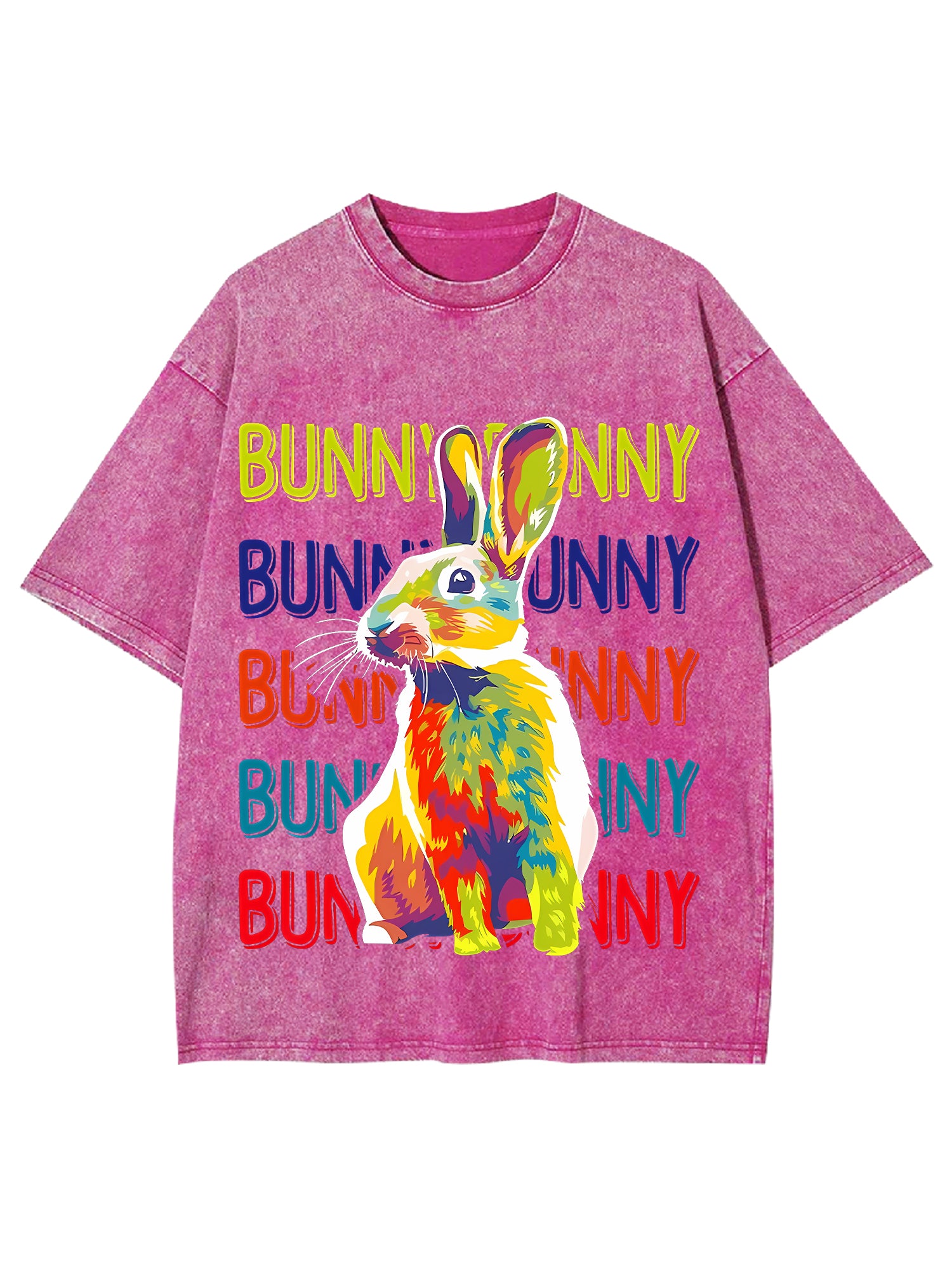 Bunny Washed Tshirt-ClassyOutlaw