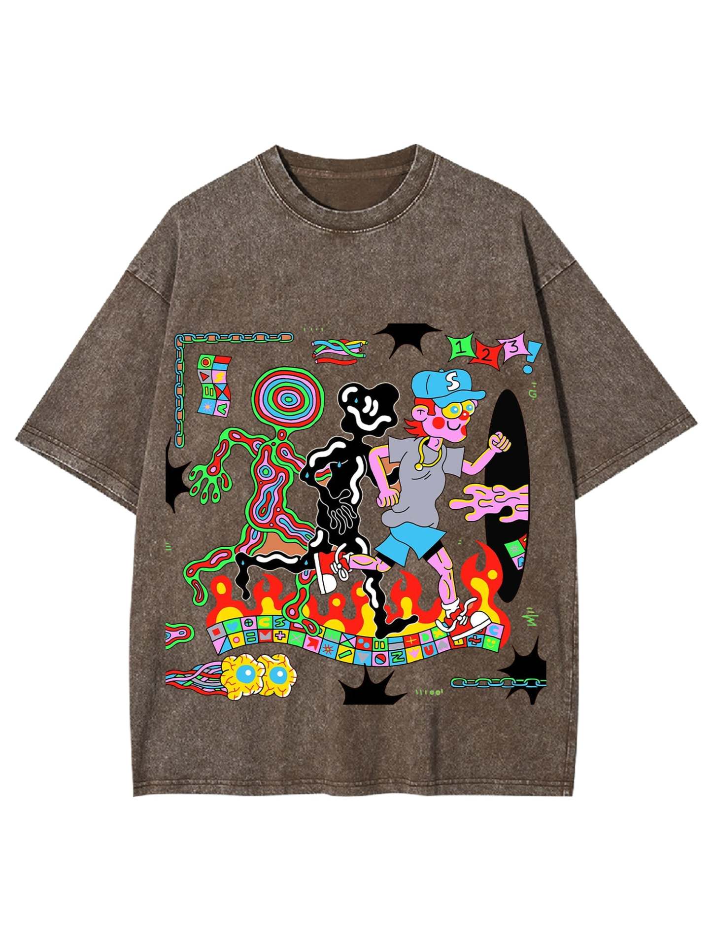 Out Of Body Washed Tshirt-ClassyOutlaw