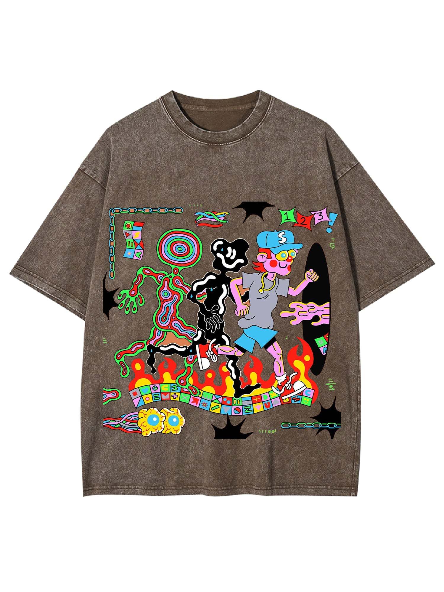 Out Of Body Washed Tshirt-ClassyOutlaw