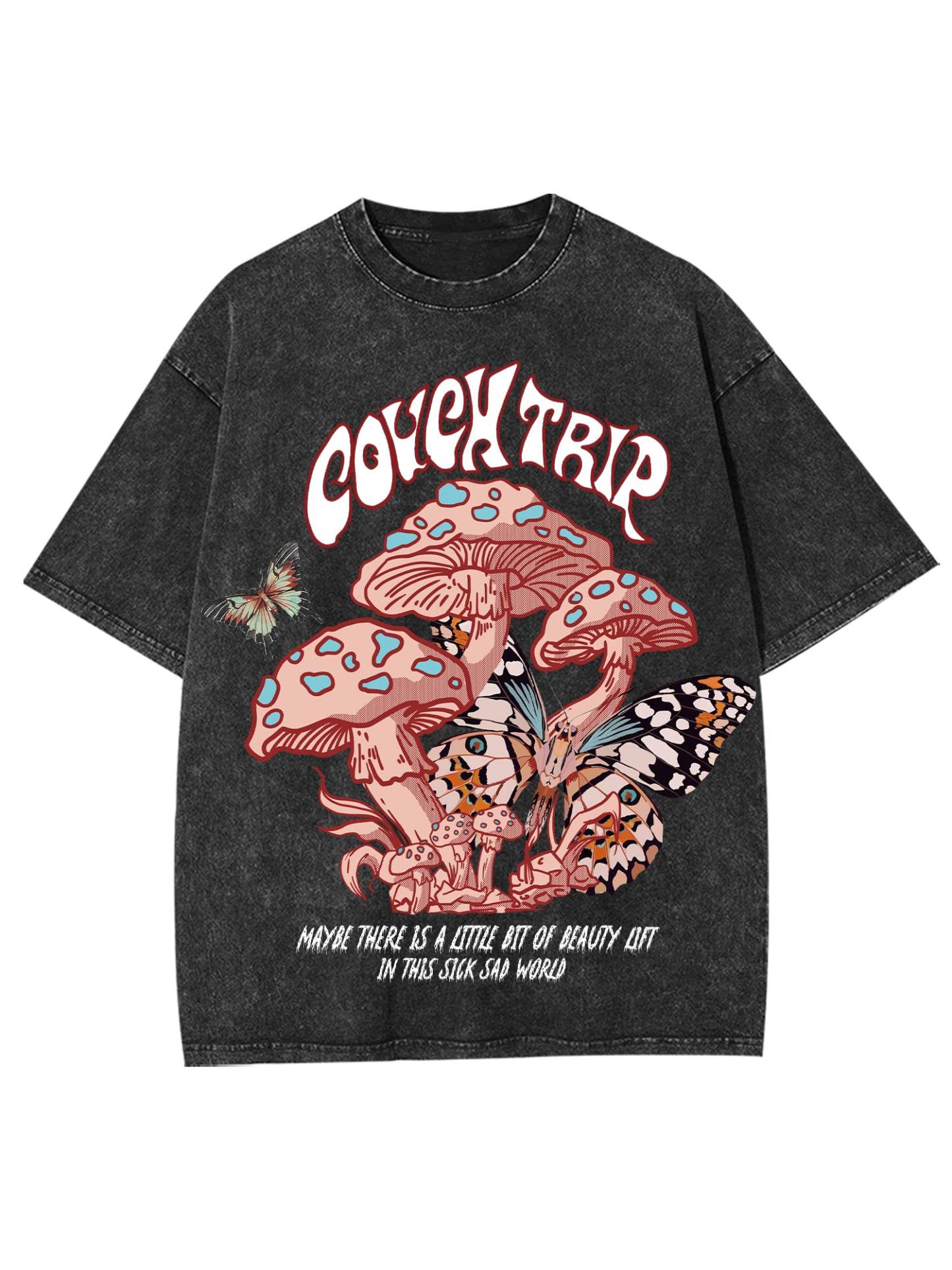 Couch Trip Washed Tshirt-ClassyOutlaw