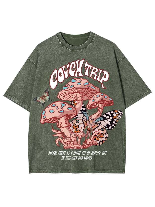 Couch Trip Washed Tshirt-ClassyOutlaw