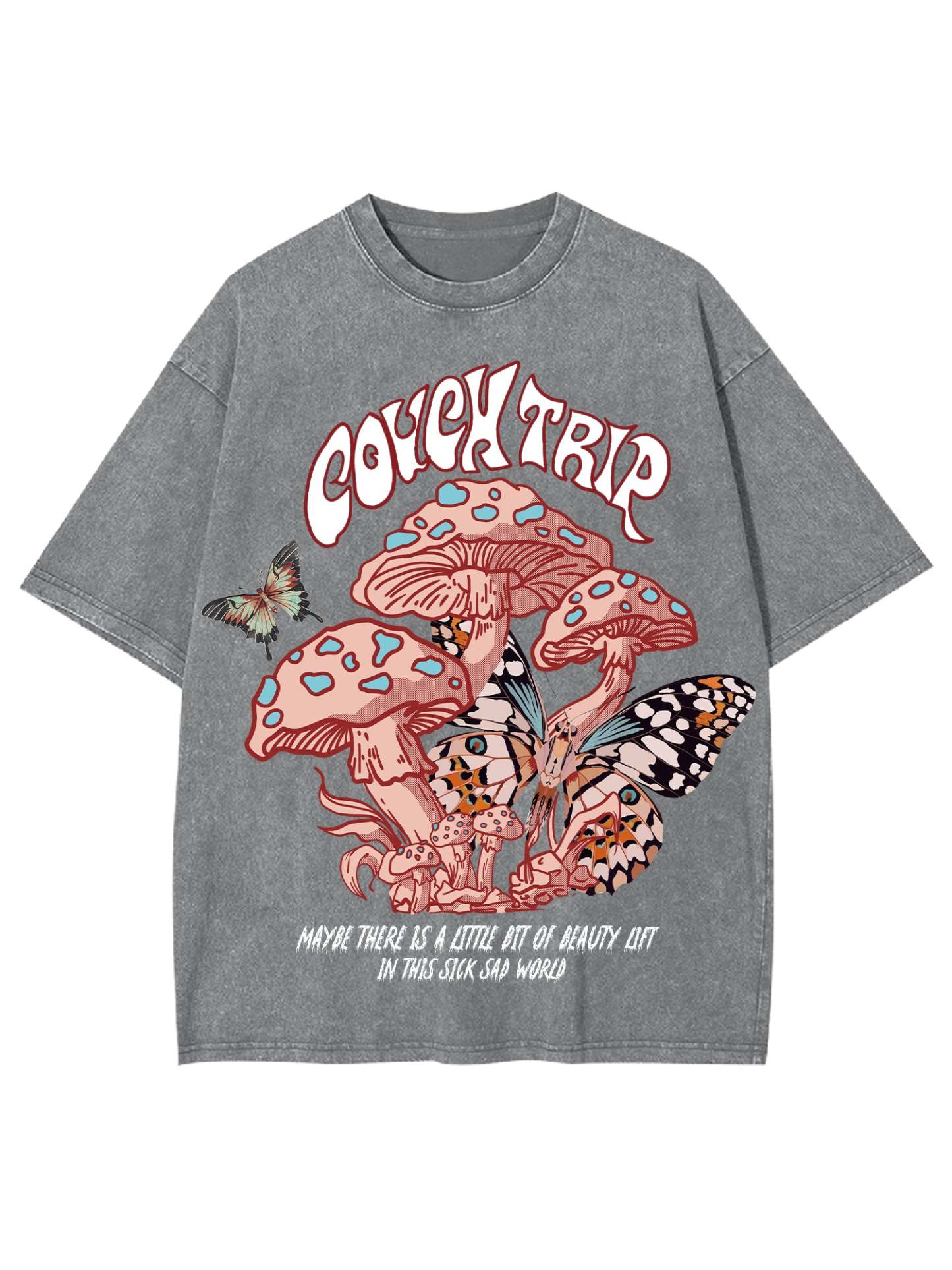 Couch Trip Washed Tshirt-ClassyOutlaw