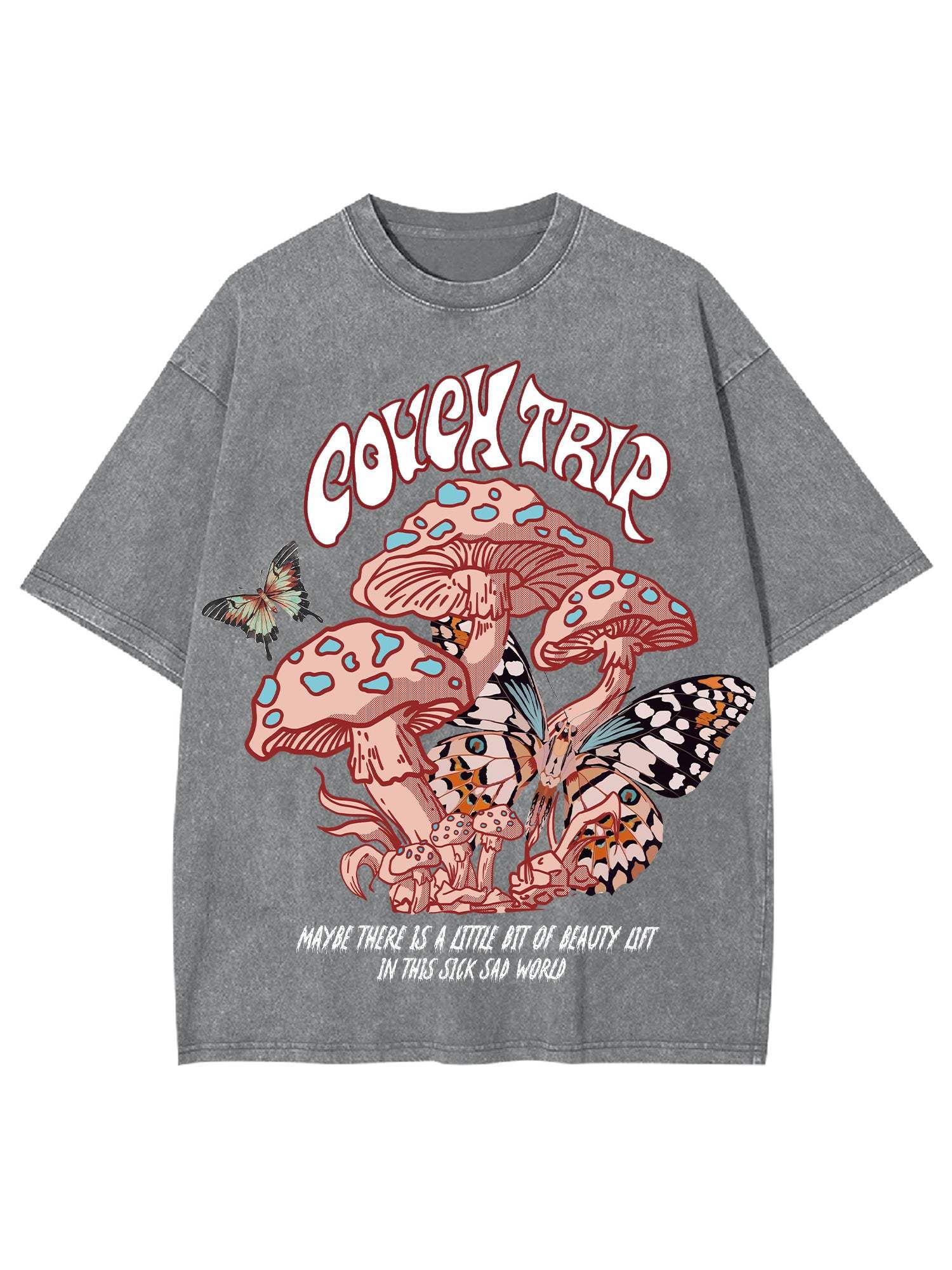 Couch Trip Washed Tshirt-ClassyOutlaw