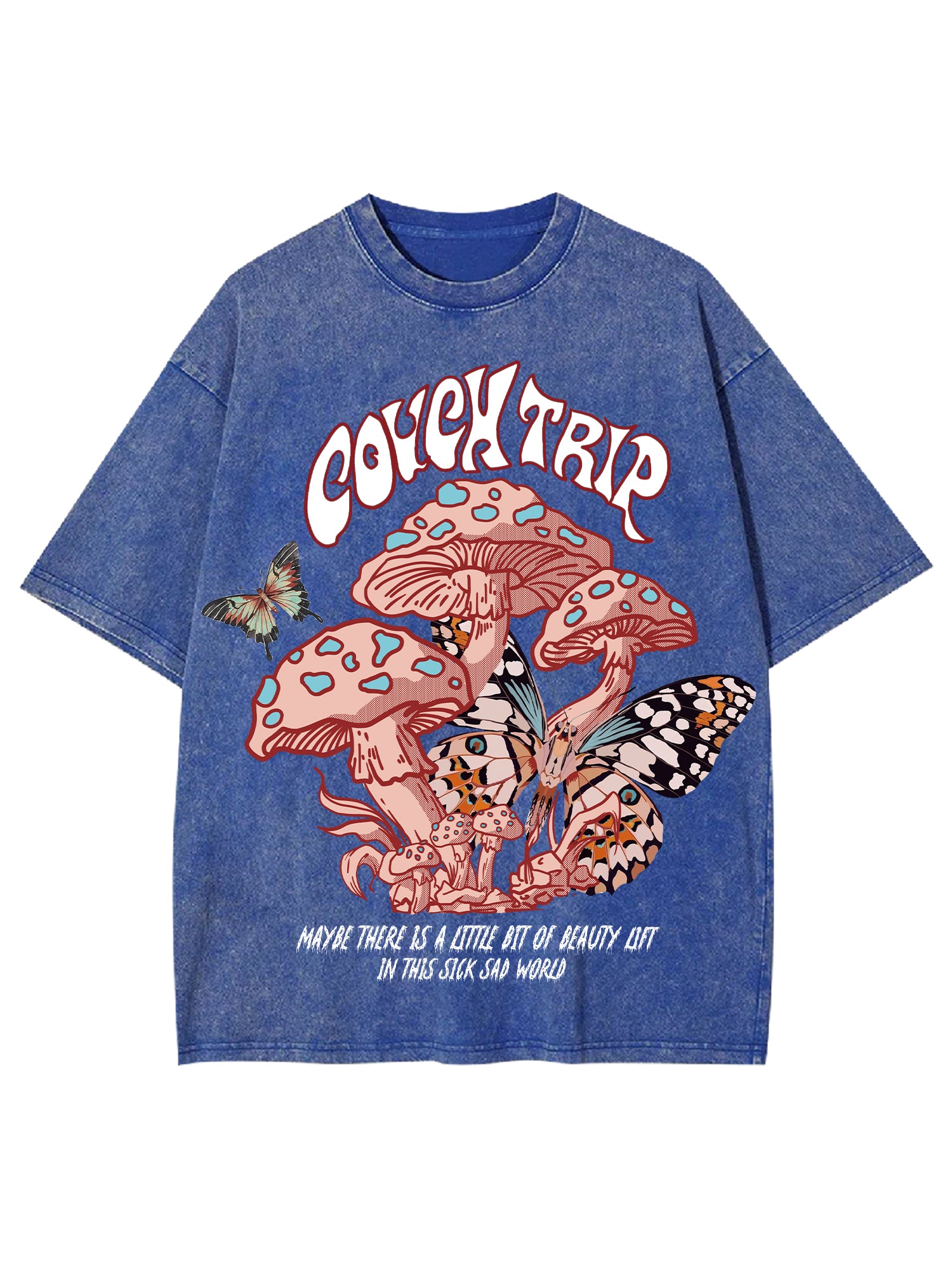 Couch Trip Washed Tshirt-ClassyOutlaw