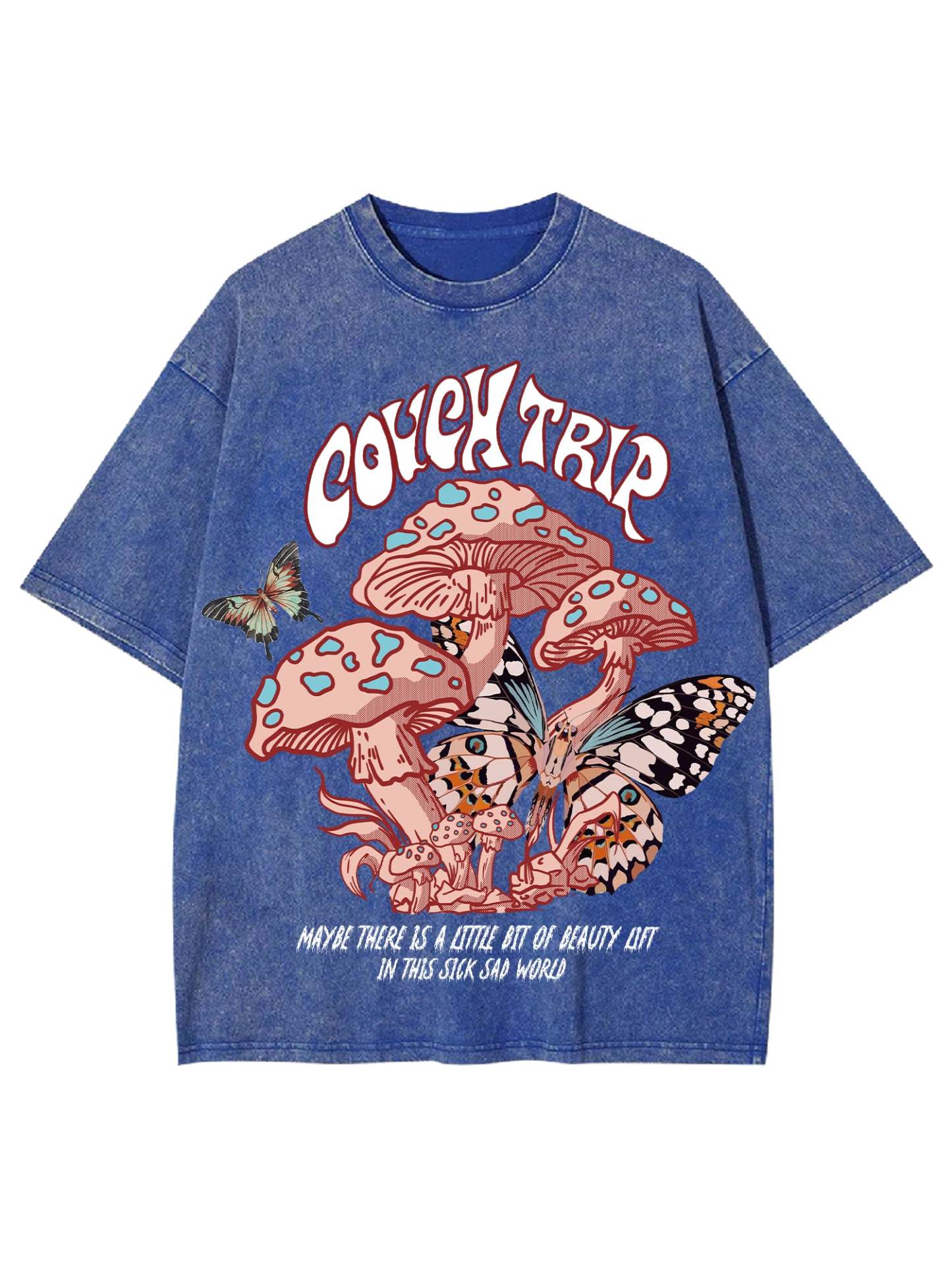 Couch Trip Washed Tshirt-ClassyOutlaw