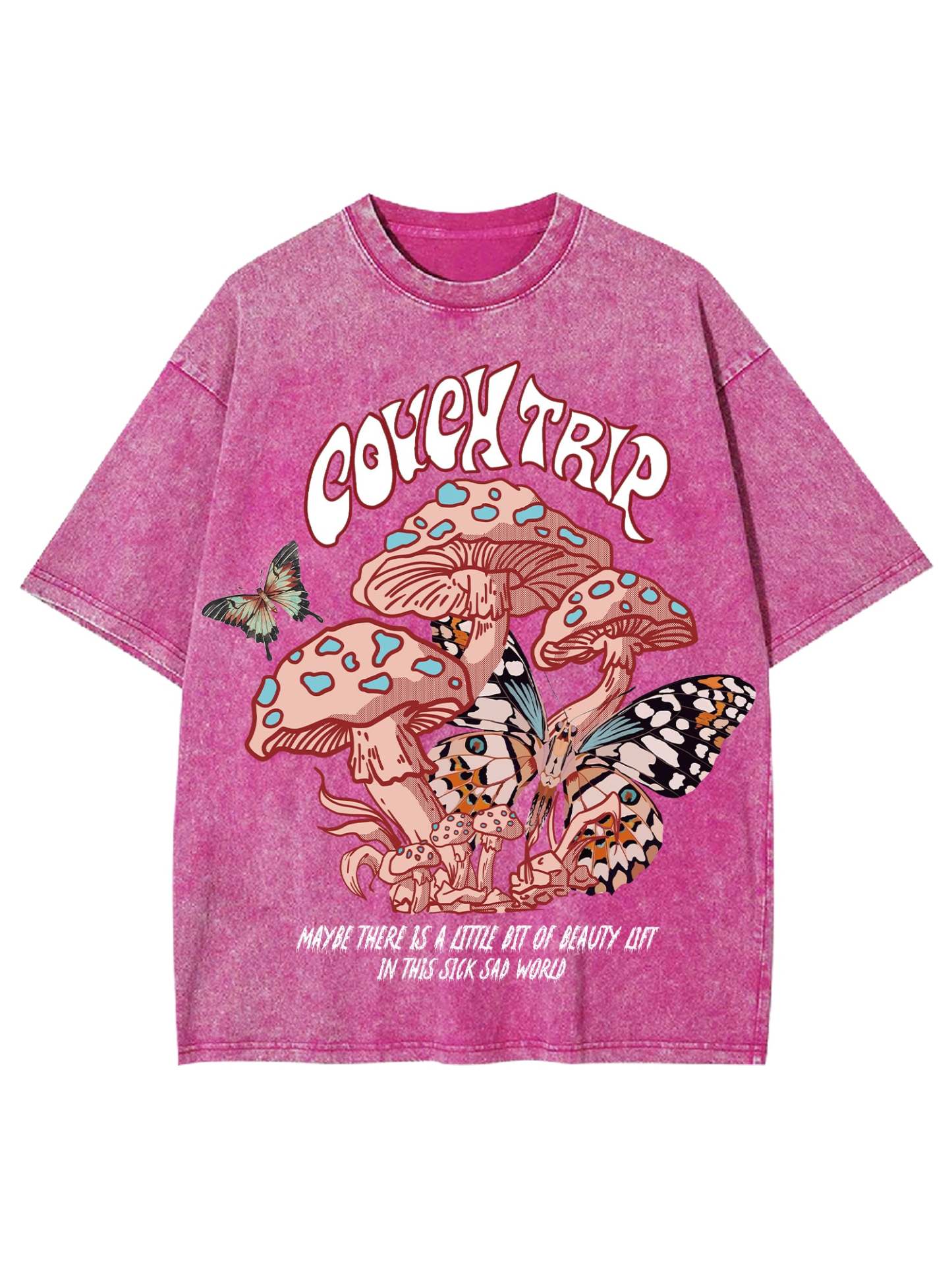 Couch Trip Washed Tshirt-ClassyOutlaw