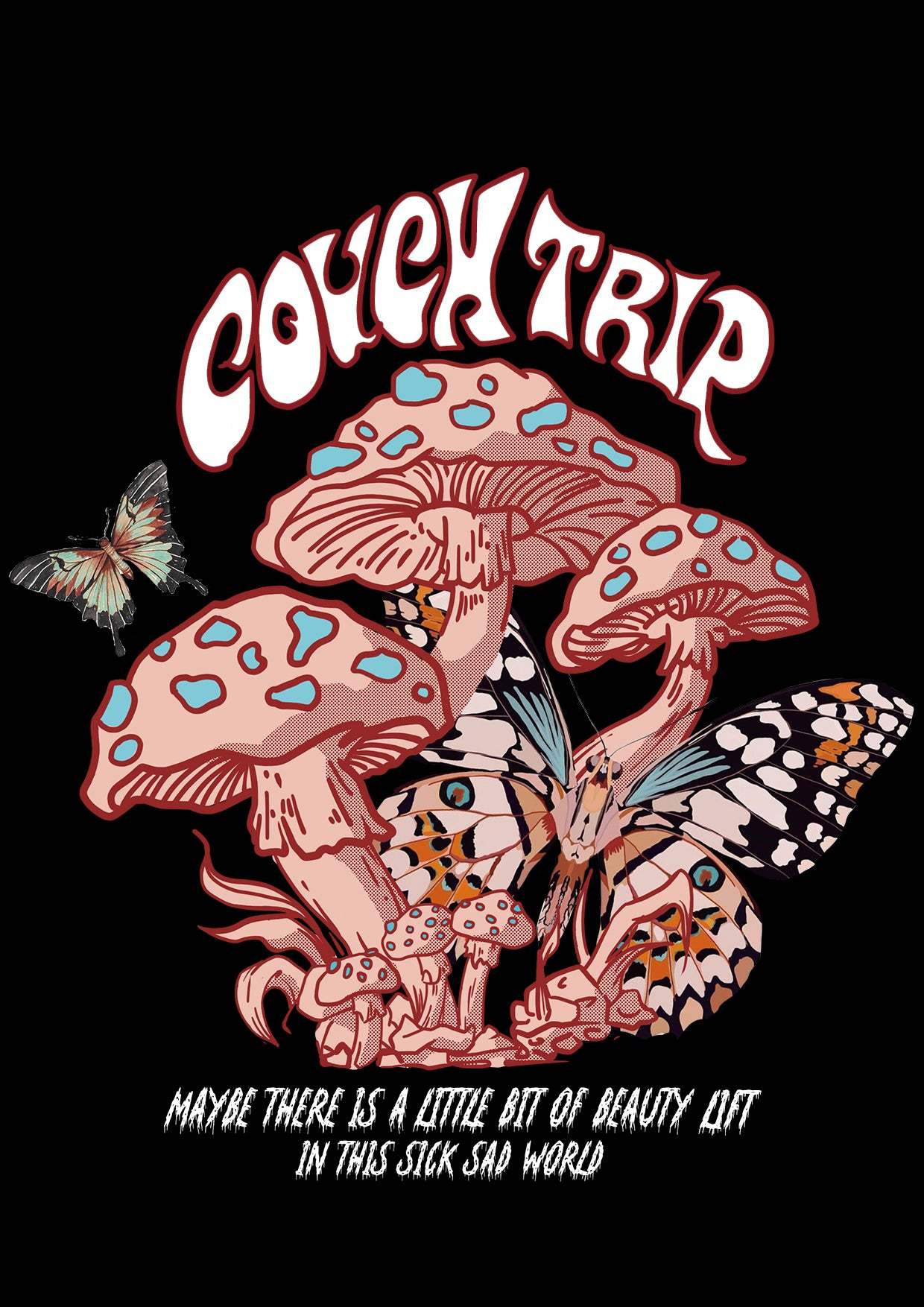 Couch Trip Washed Tshirt-ClassyOutlaw