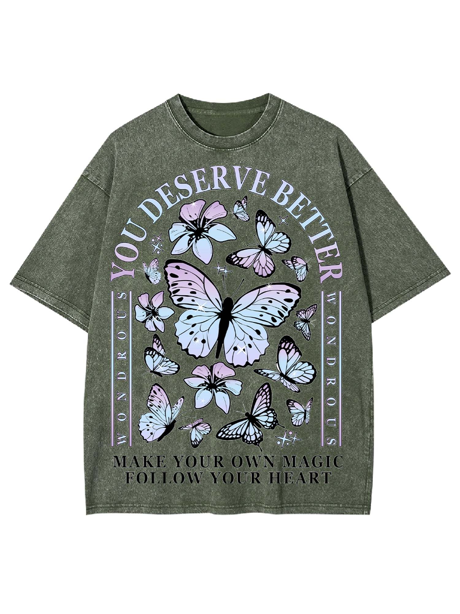 Deserve Better Washed Tshirt-ClassyOutlaw