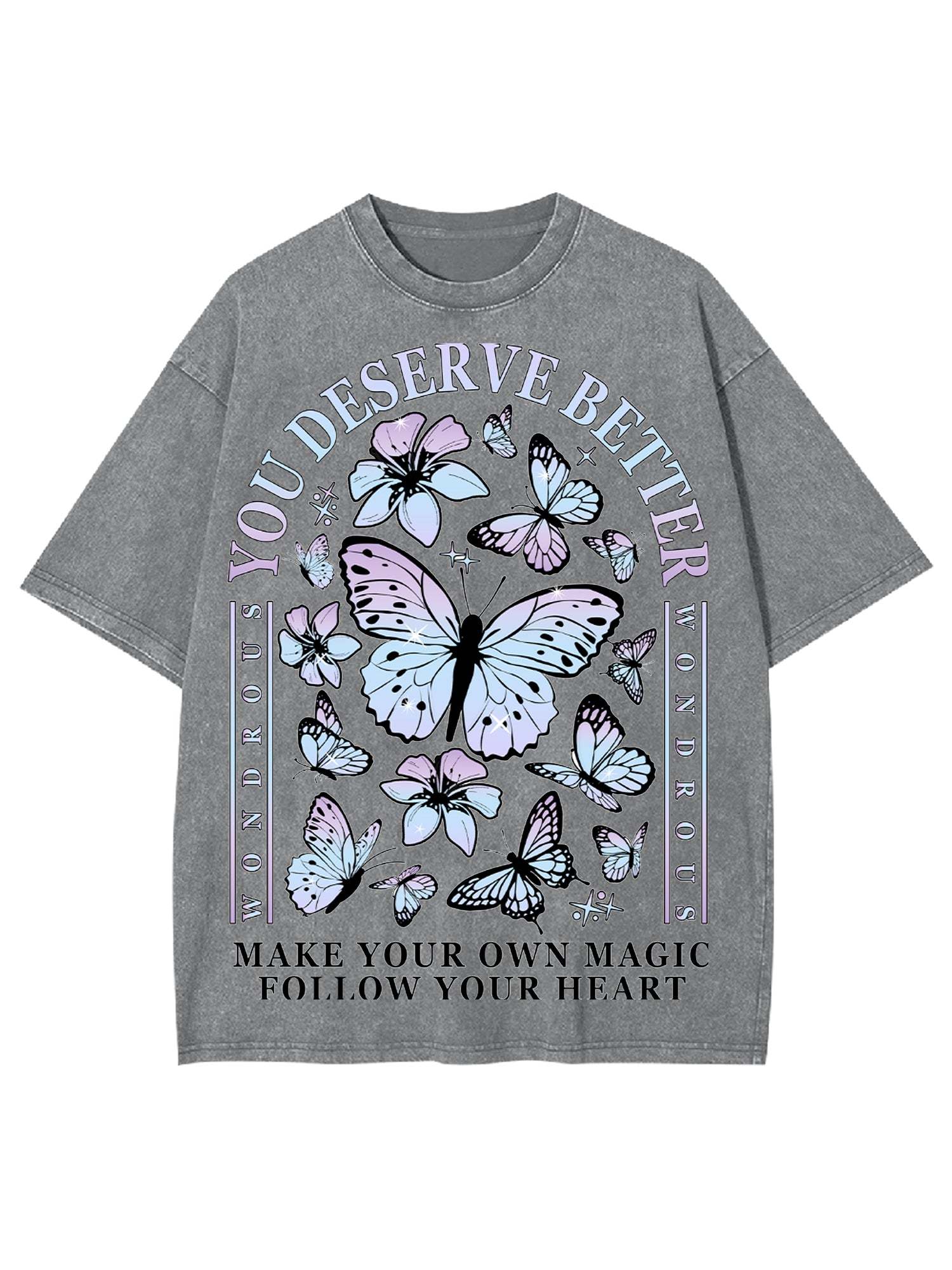 Deserve Better Washed Tshirt-ClassyOutlaw