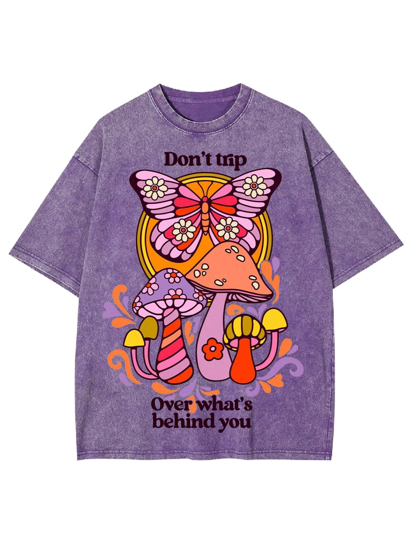 Don't Trip Washed Tshirt-ClassyOutlaw