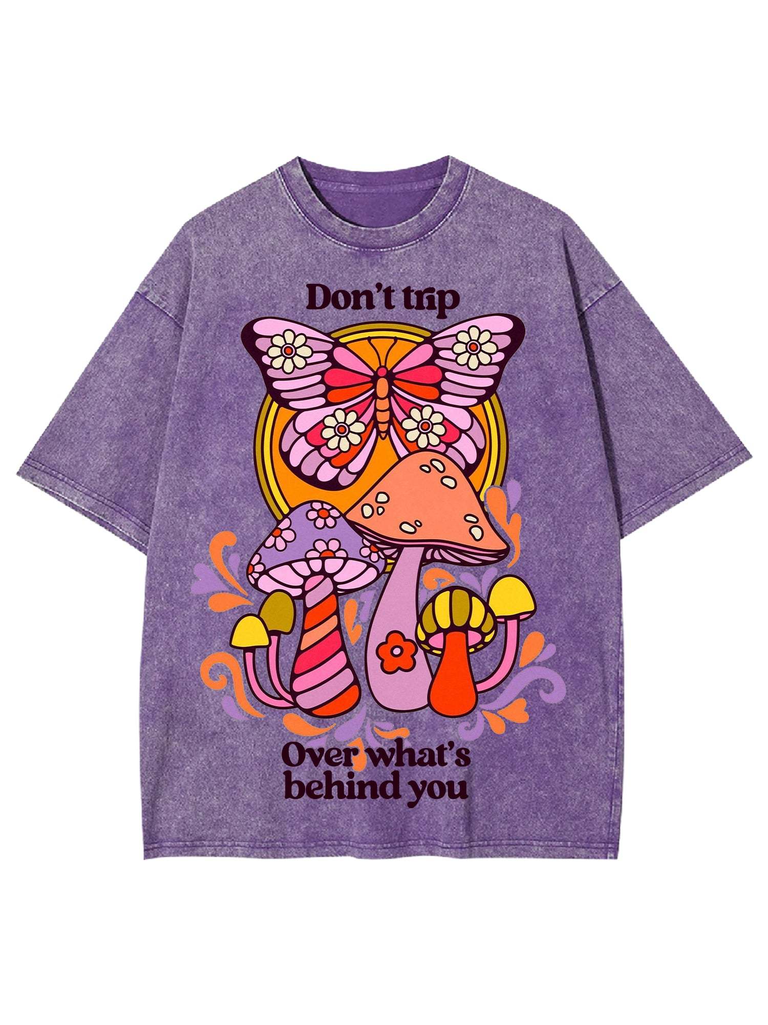 Don't Trip Washed Tshirt-ClassyOutlaw